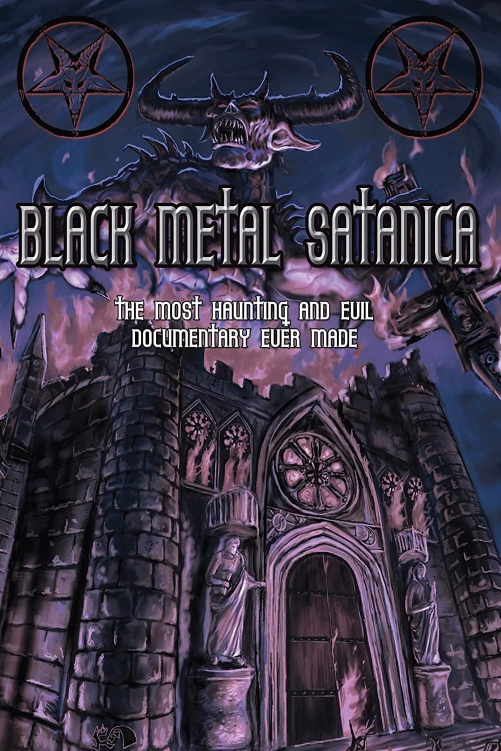 Poster de Black Metal Satanica