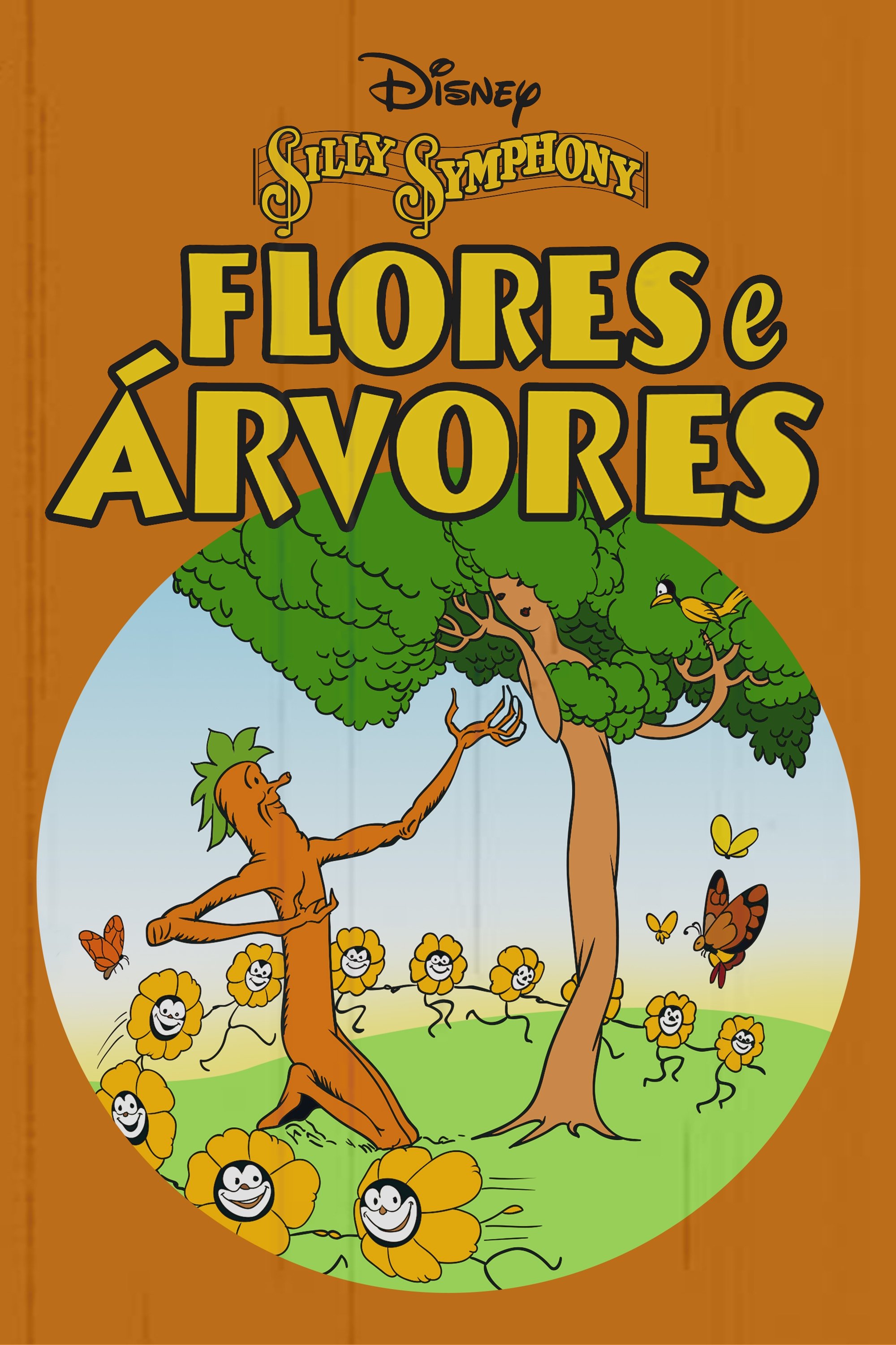Poster de Flores e Árvores