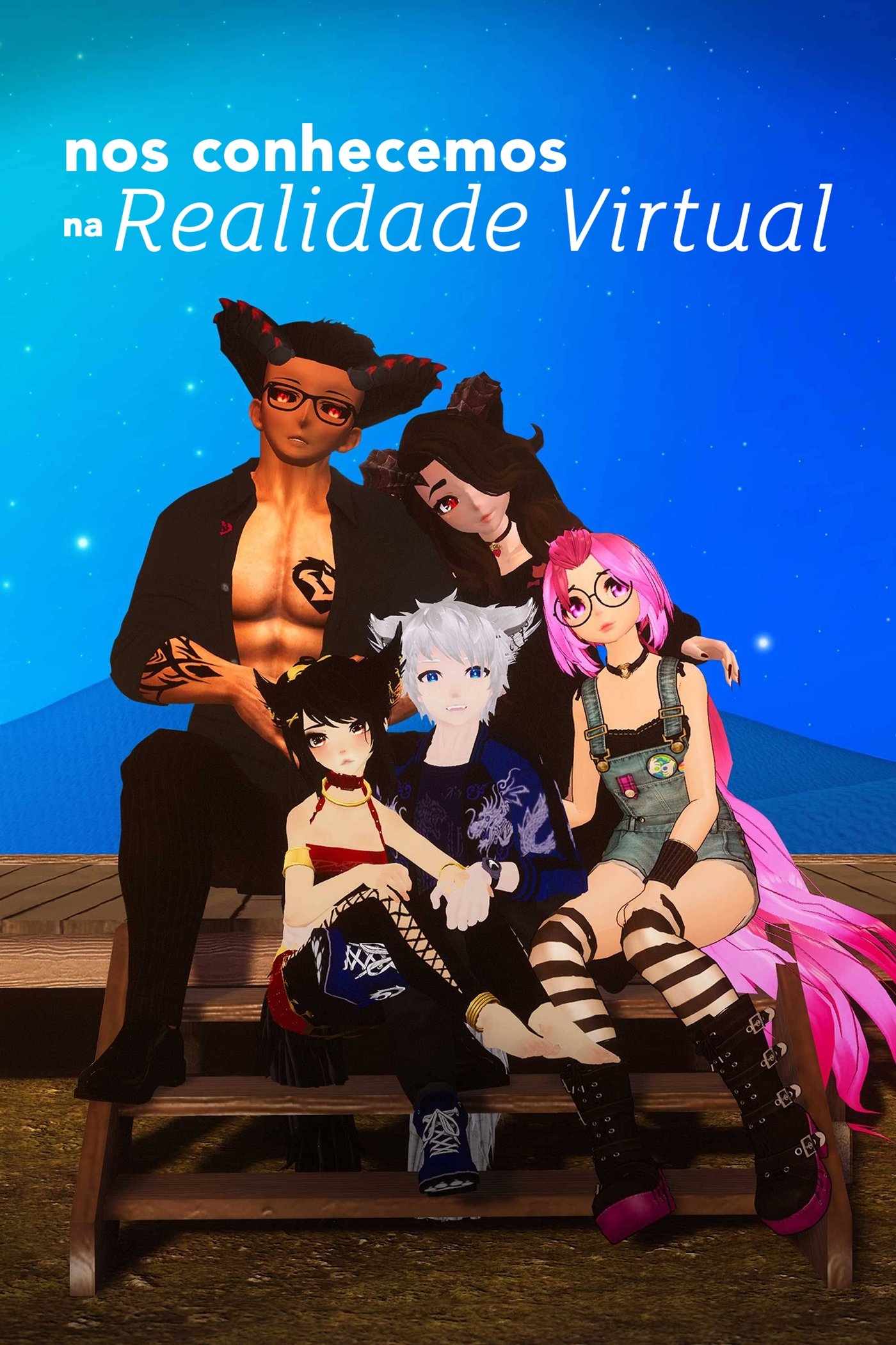 Poster de Nos Conhecemos na Realidade Virtual