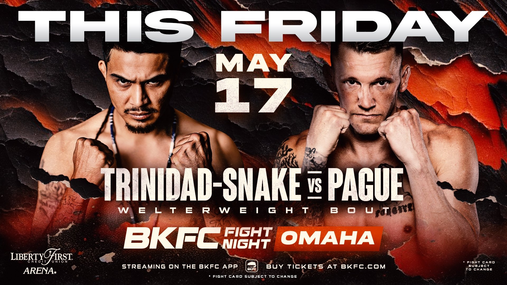 BKFC Fight Night Omaha: Snake vs Pague