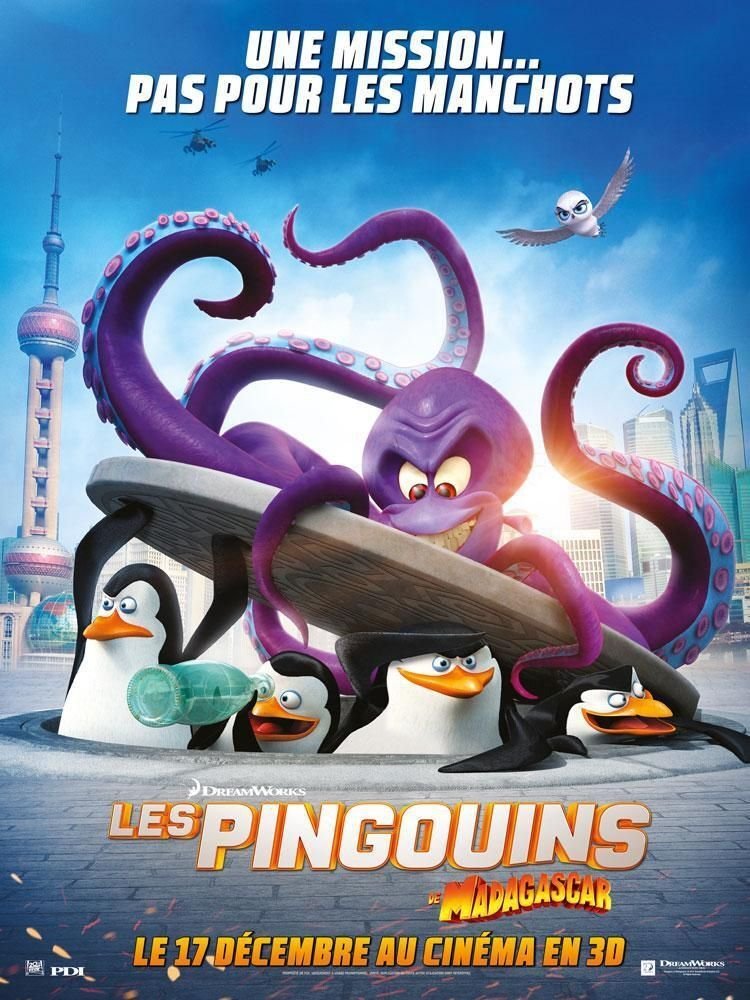 Affiche du film Les Pingouins de Madagascar : Opération recherche et sauvetage