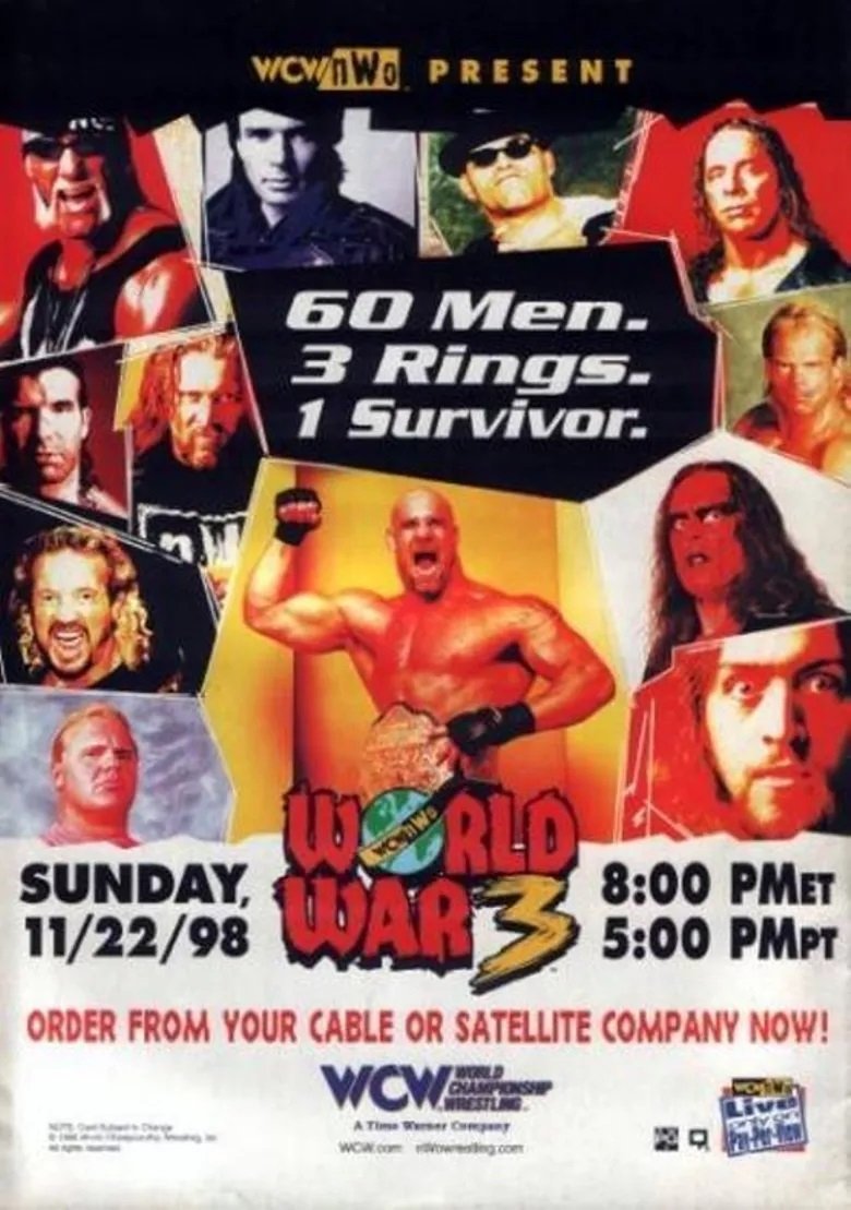 Affiche du film WCW World War 3 1998