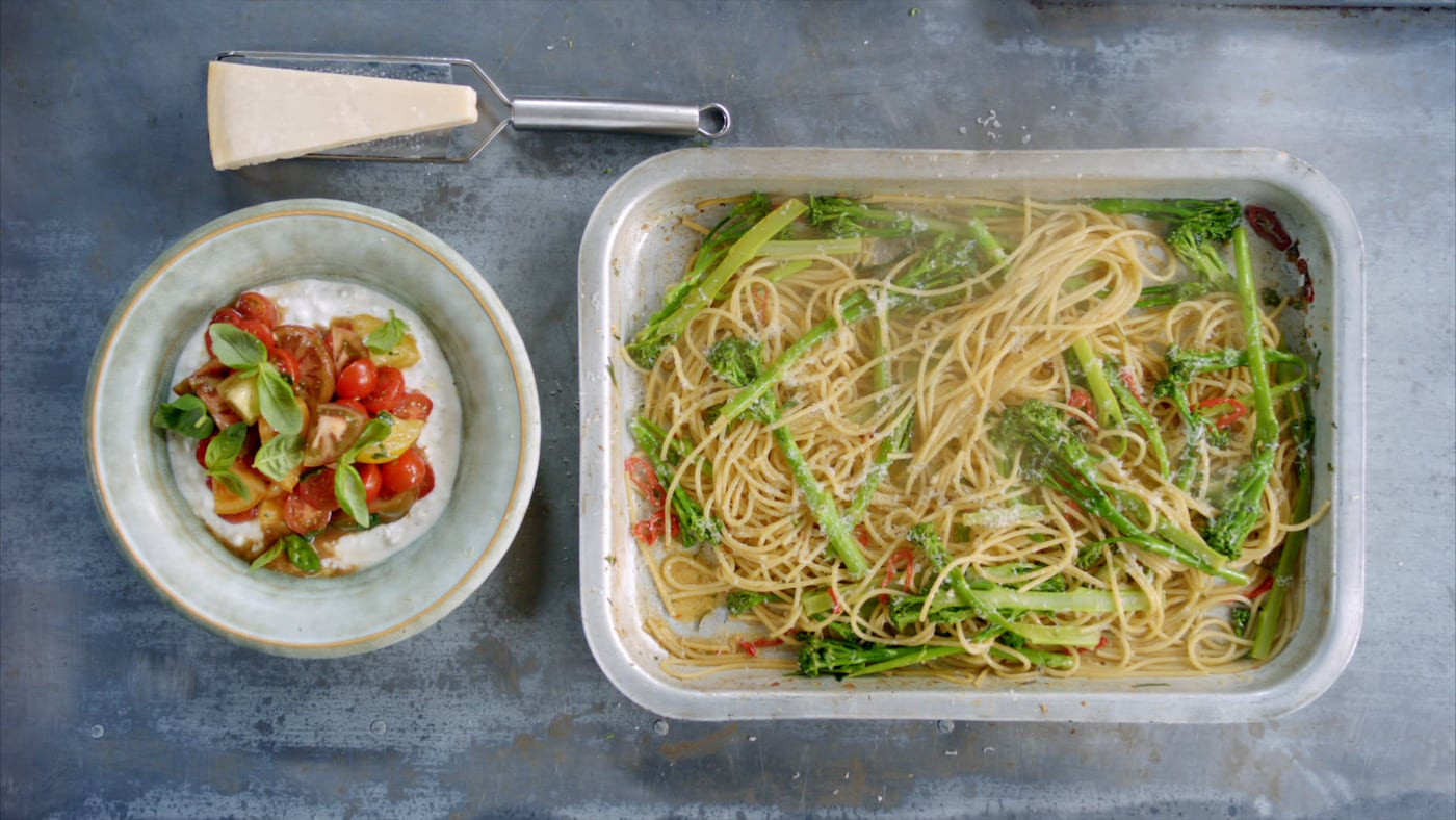 Chorizo and Squid, and Simple Spaghetti