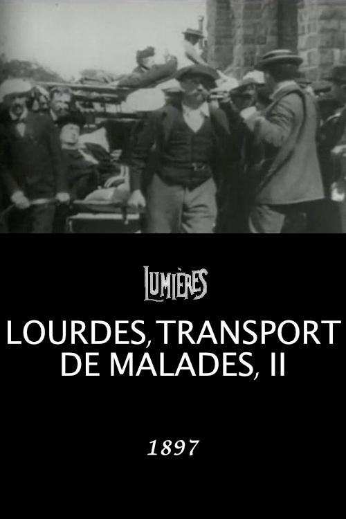 Poster de Lourdes, transport de malades II