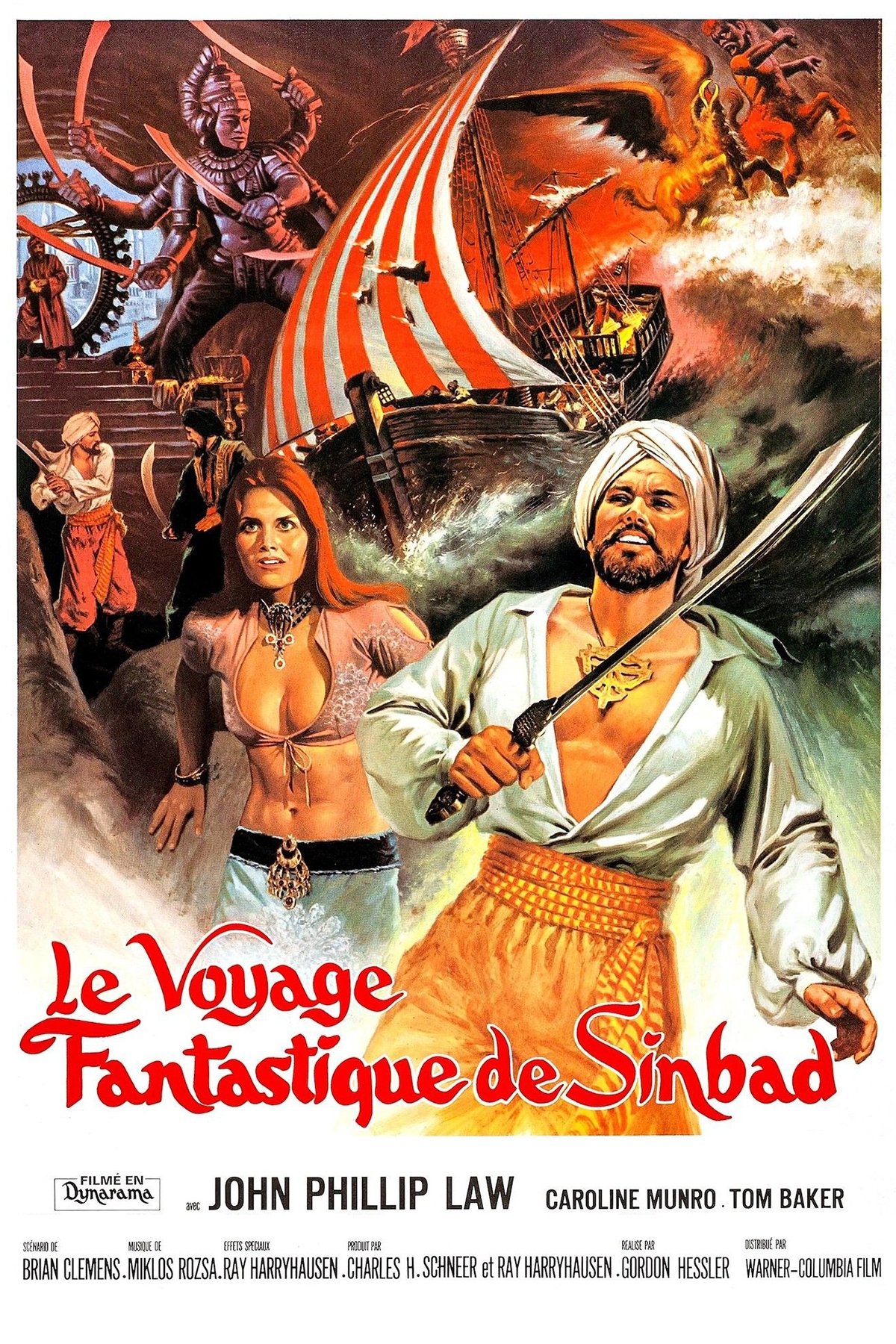 Affiche du film Le Voyage fantastique de Sinbad