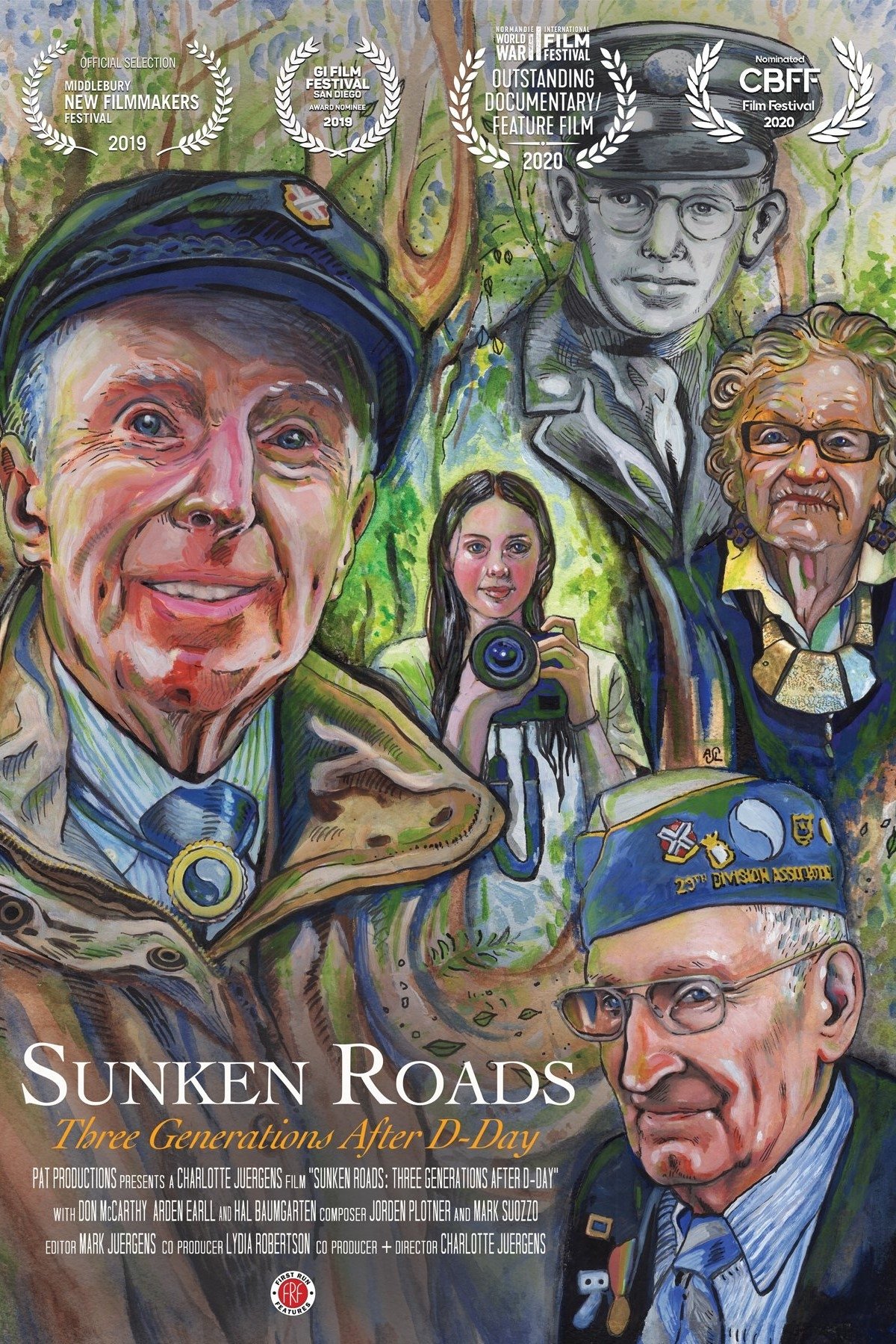Poster de Sunken Roads: Three Generations After D-Day