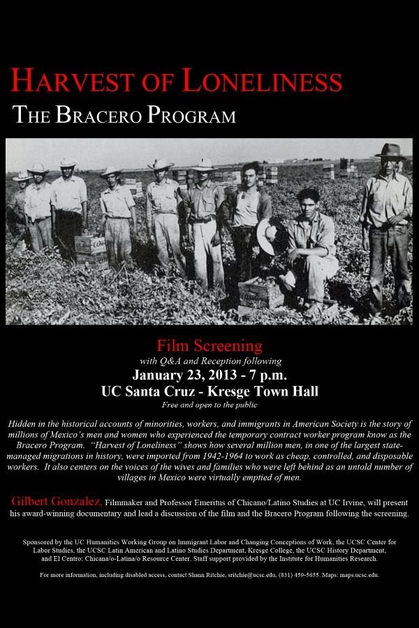 Poster de Harvest of Loneliness