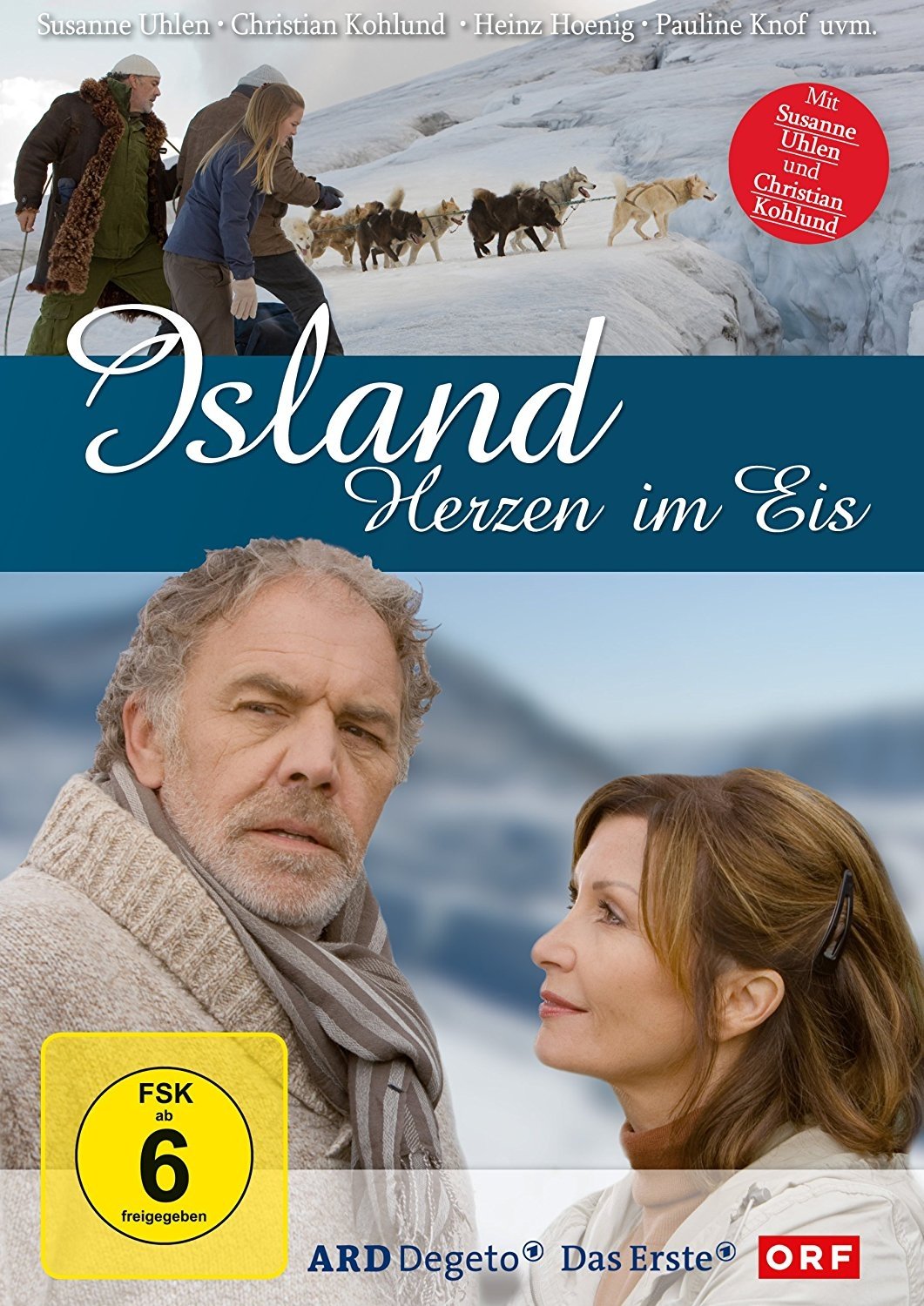 Poster de Island - Herzen im Eis