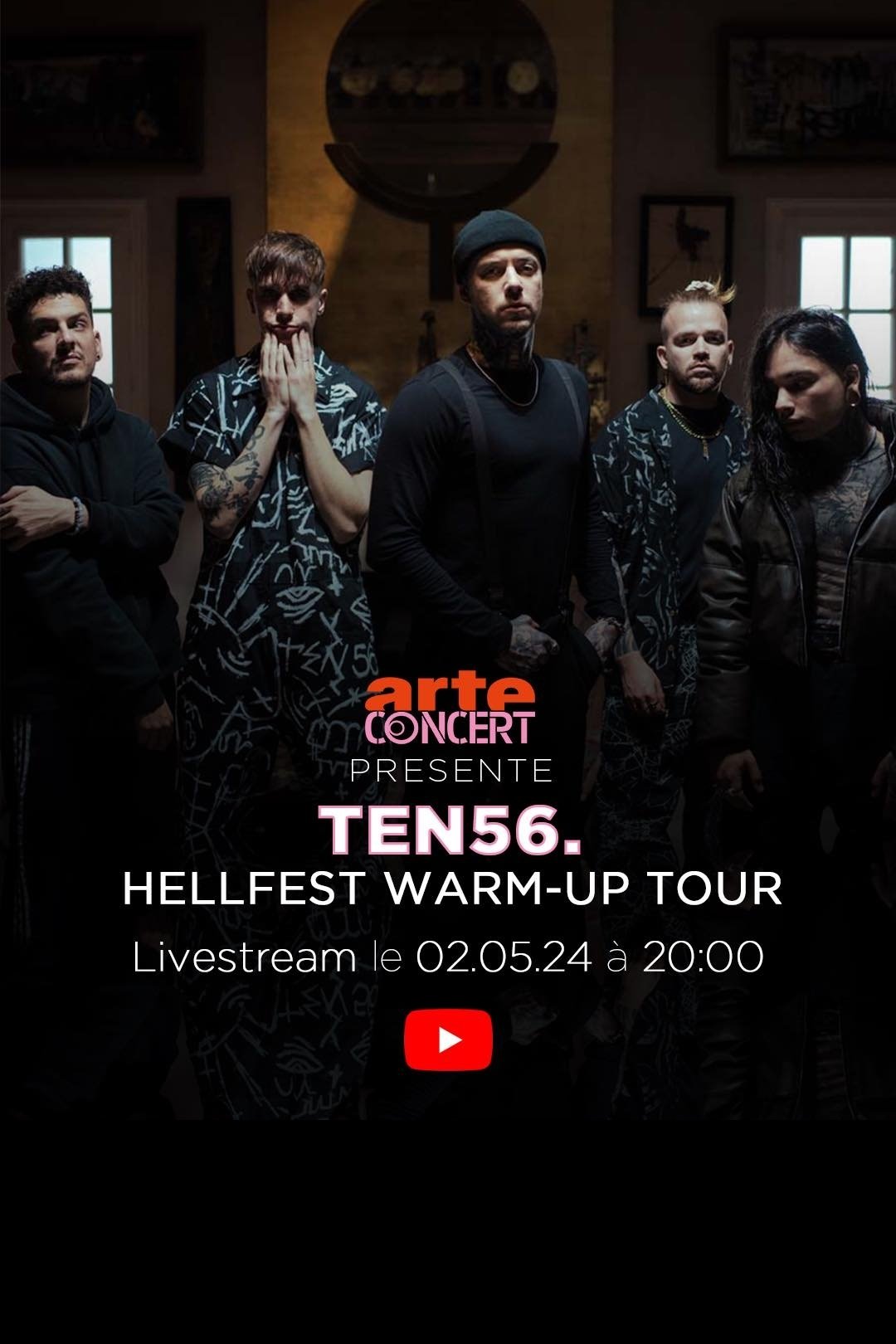 Poster de ten56. - Hellfest Warm-Up Tour à la Philharmonie de Paris