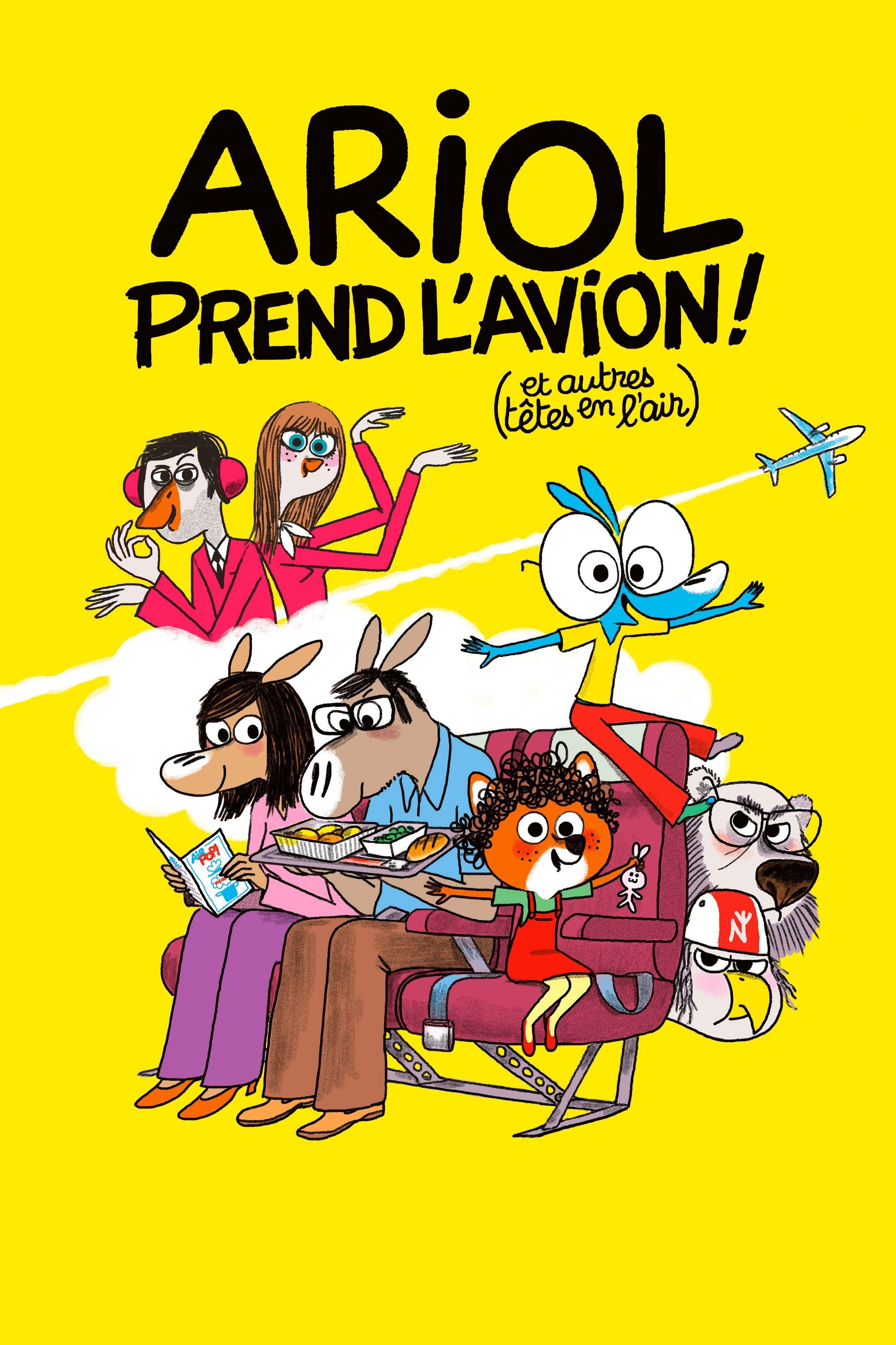 Poster de Ariol prend l’avion (et autres têtes en l’air) !