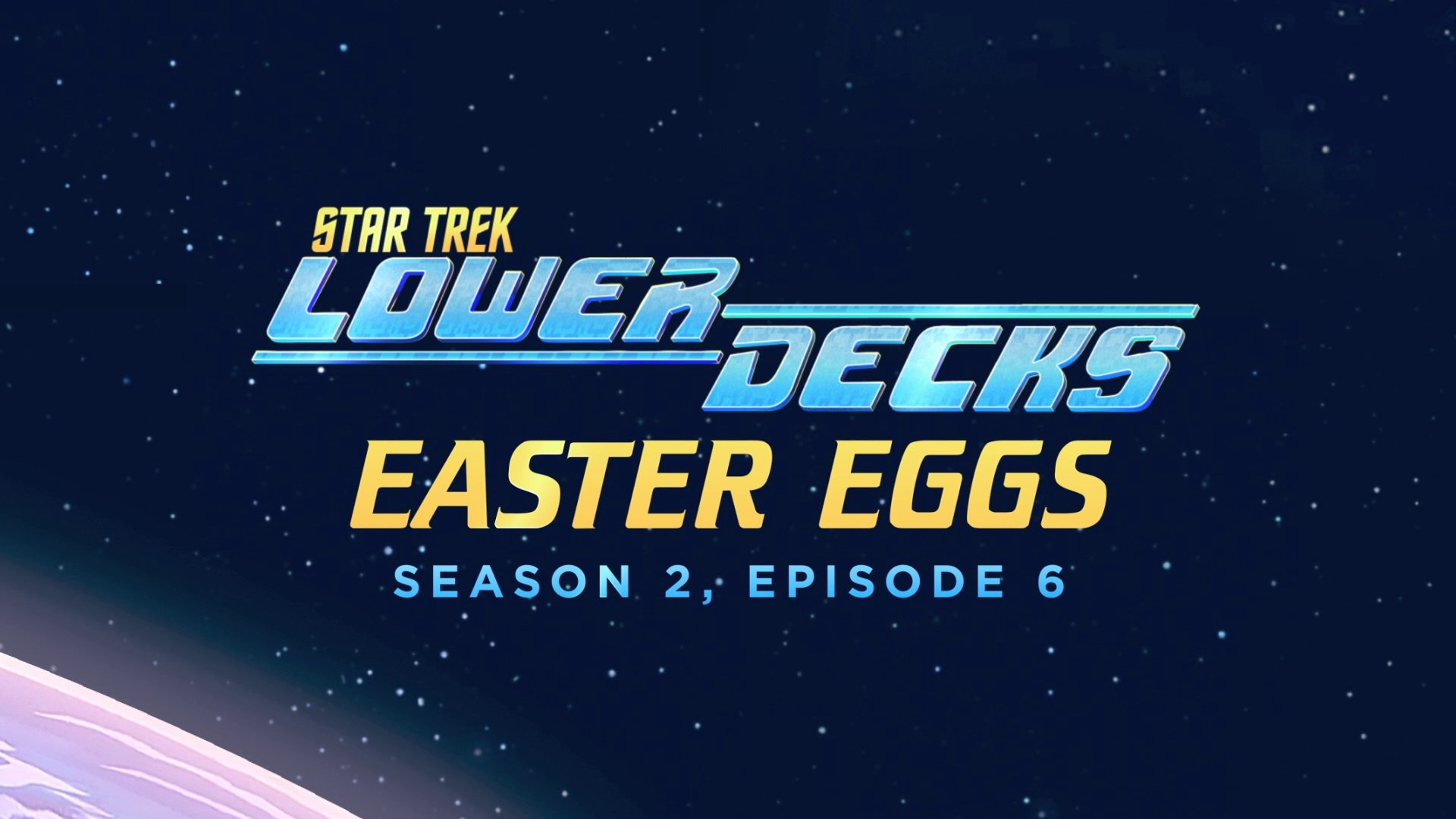 Easter Eggs - Season 2, Episode 6