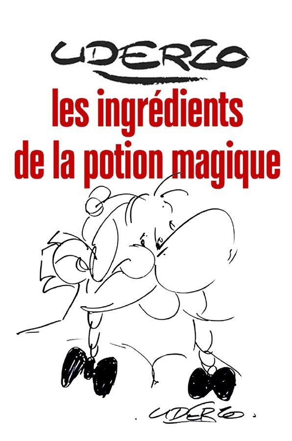 Poster de Uderzo, les ingrédients de la potion magique