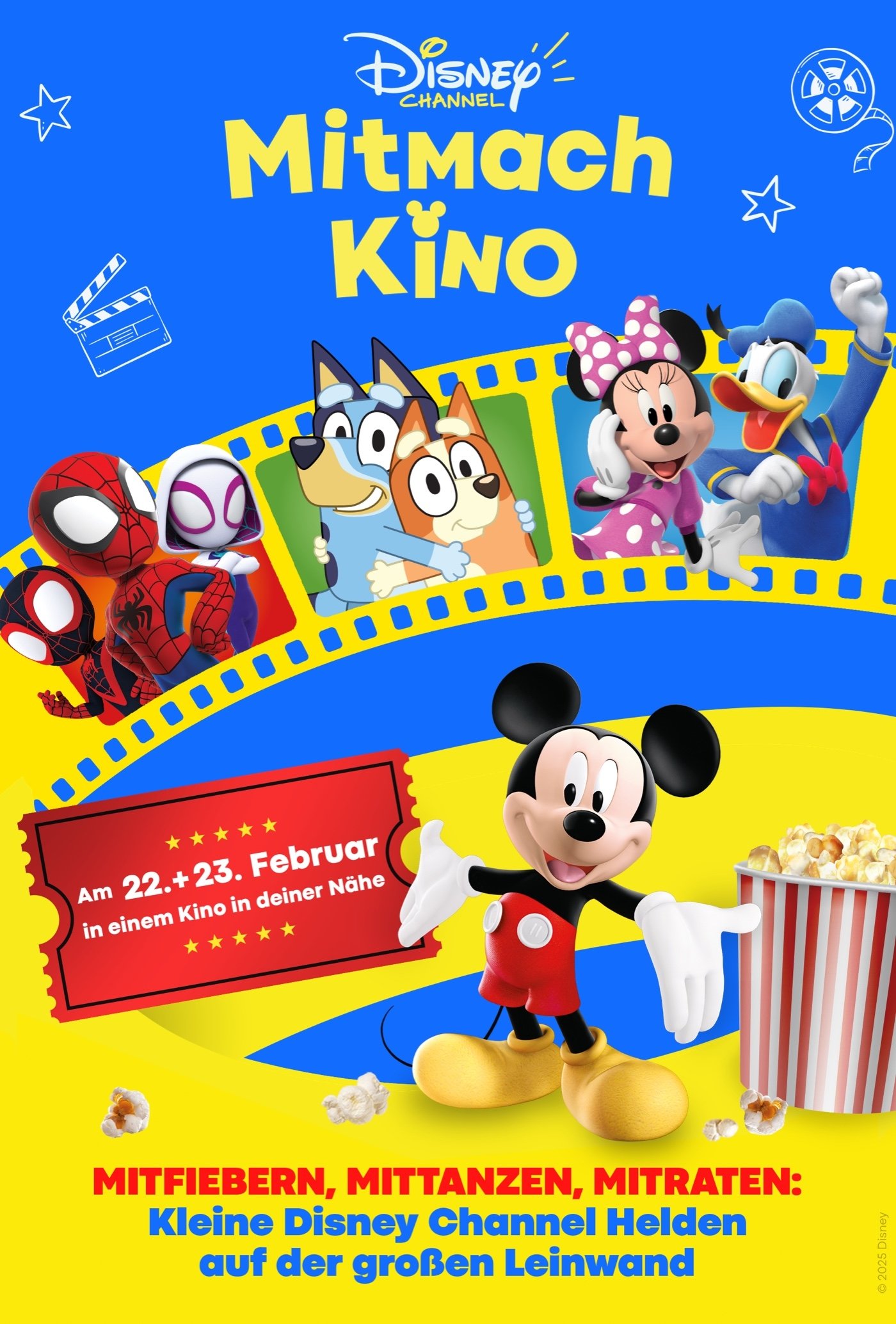 Poster for Disney Channel Mitmachkino 2025