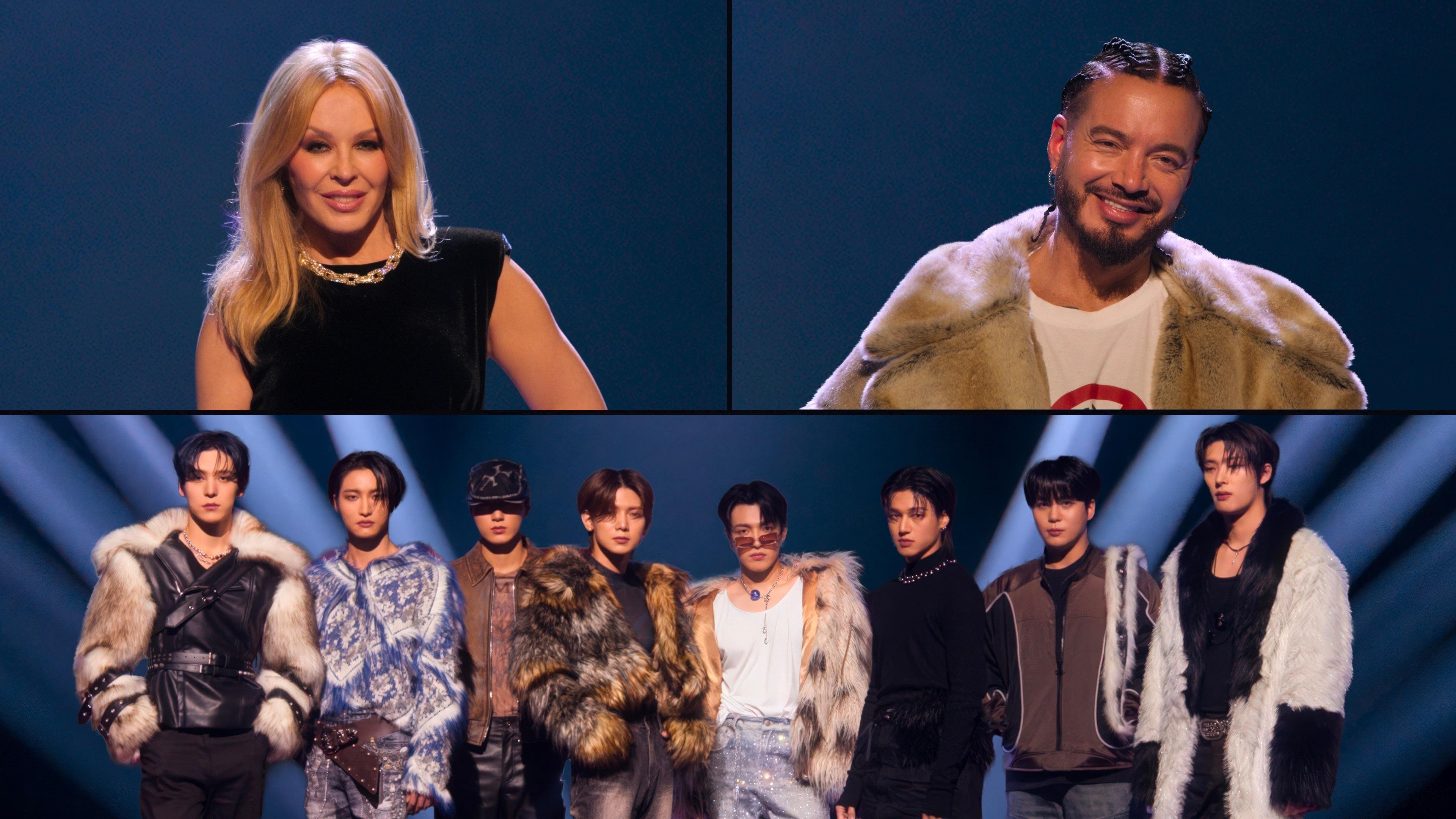Kylie Minogue. J Balvin. ATEEZ.