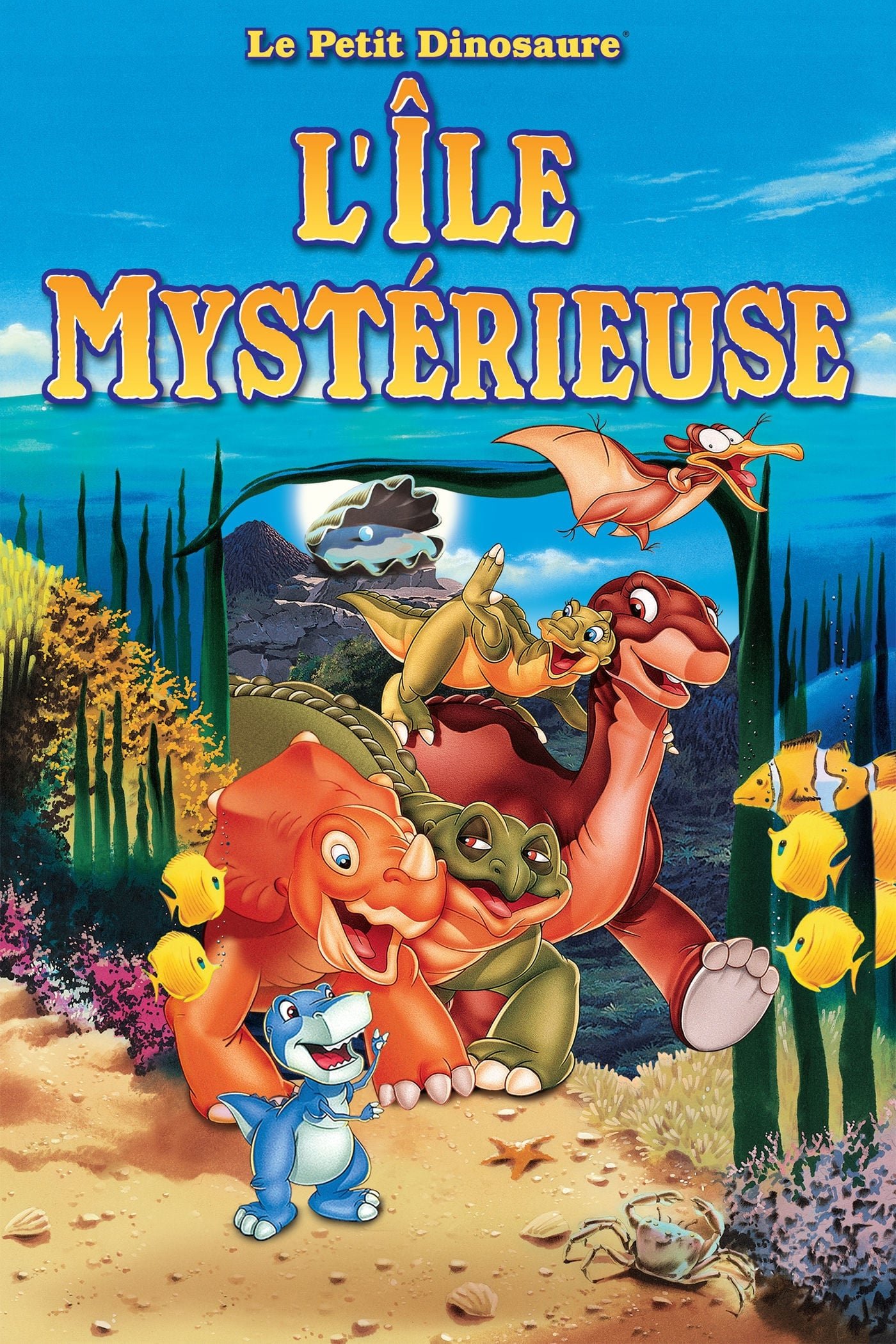 Affiche du film Le Petit Dinosaure 5 : L'Île mystérieuse