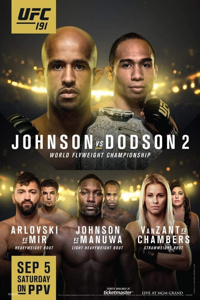 Affiche du film UFC 191: Johnson vs. Dodson 2