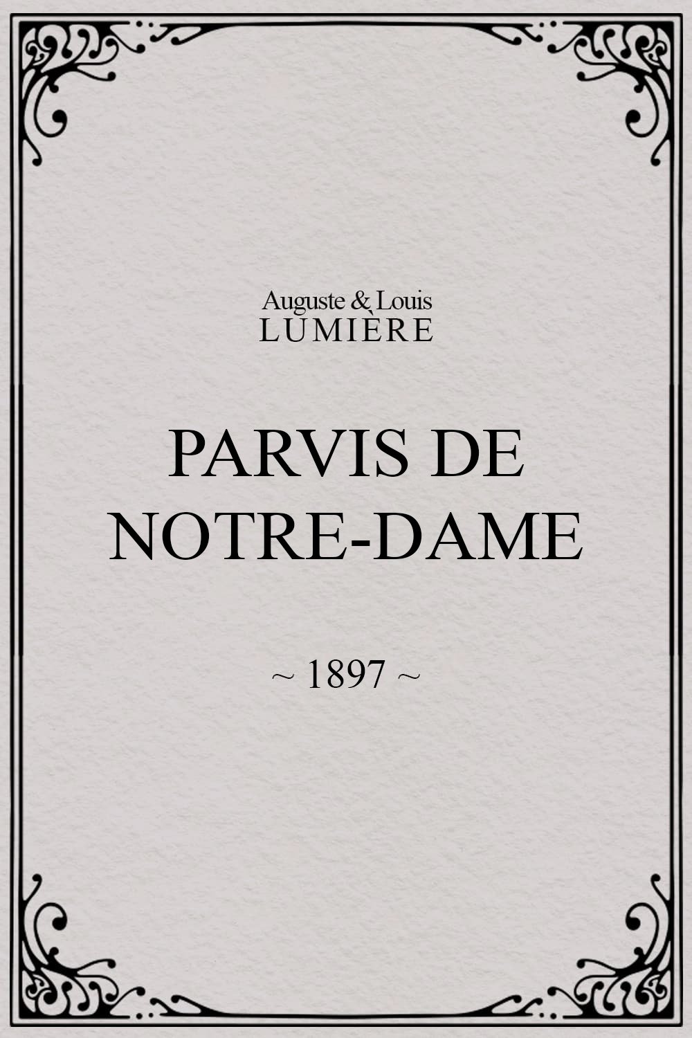 Poster de Parvis de Notre-Dame