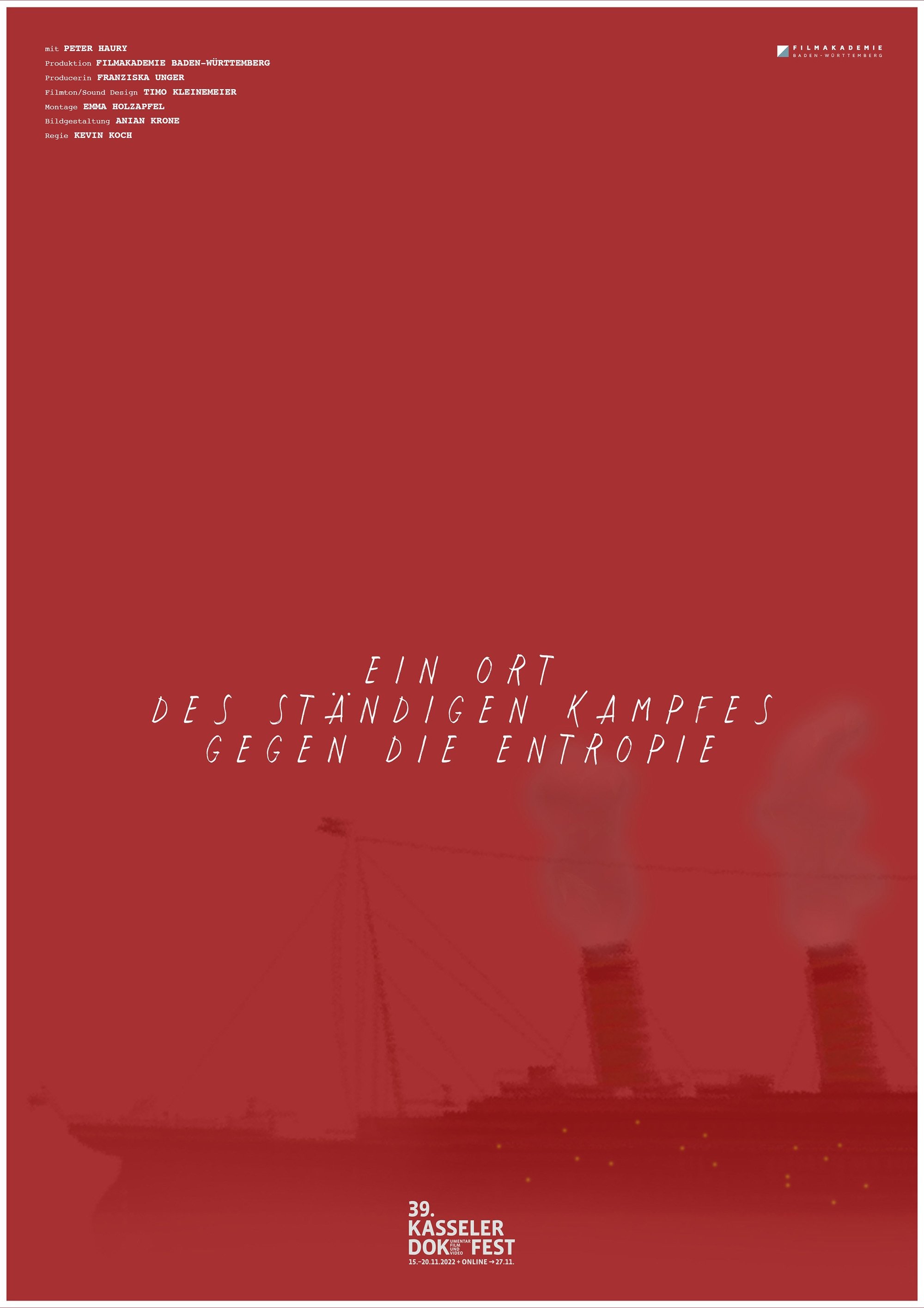 Poster de Ein Ort des ständigen Kampfes gegen die Entropie