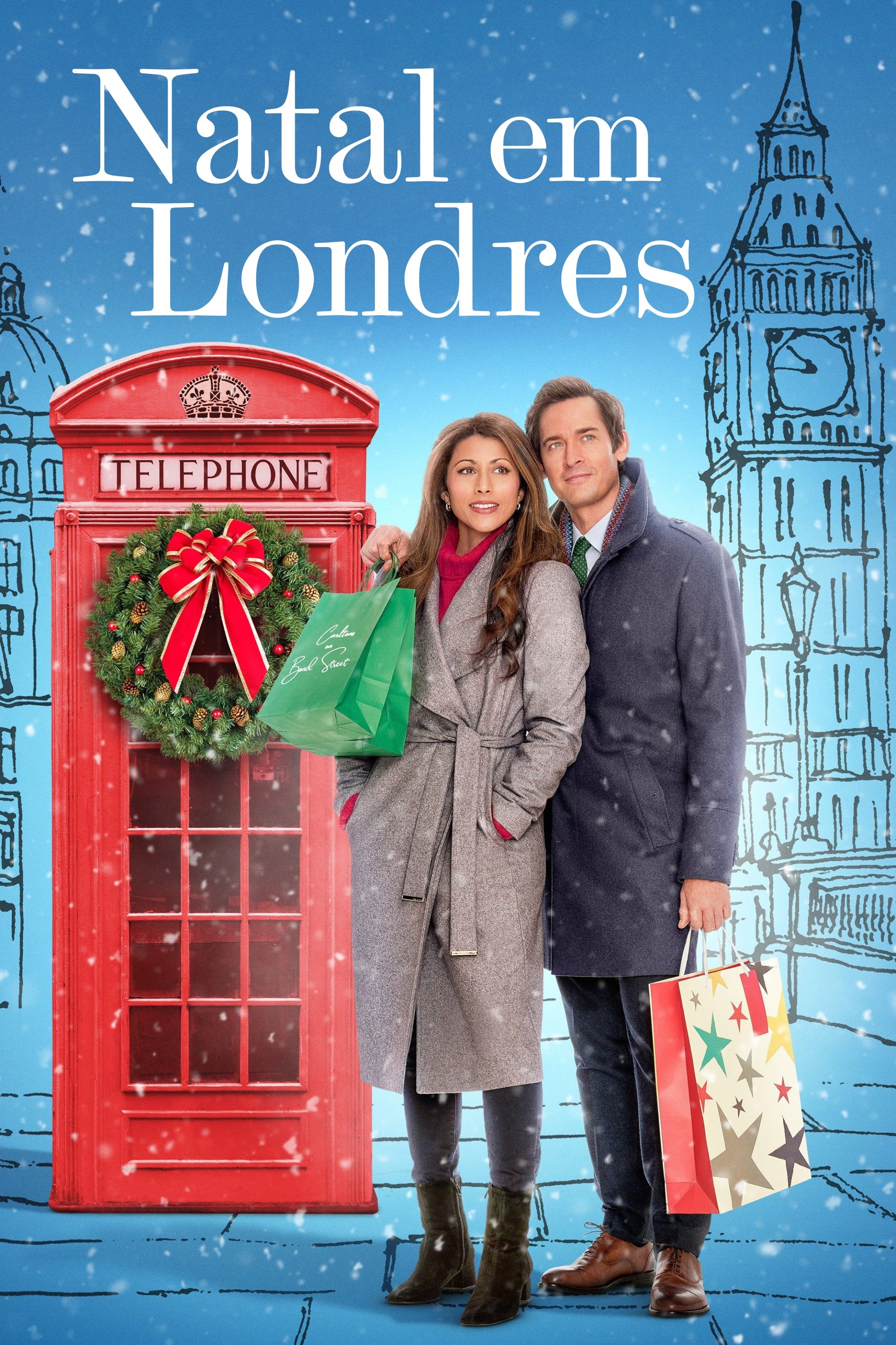 Poster de Natal em Londres