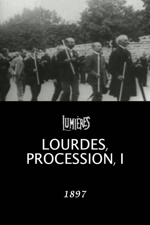 Poster de Lourdes, procession, I