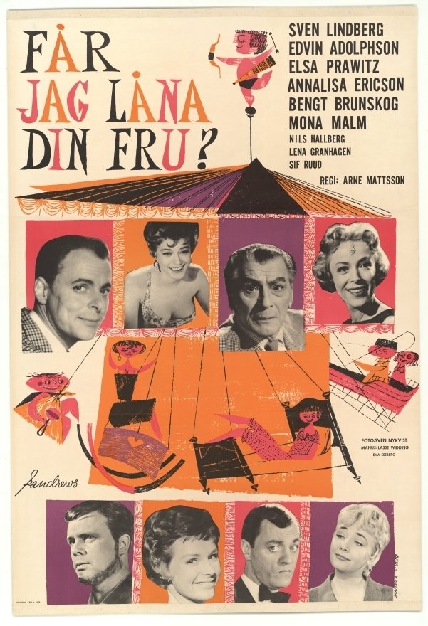 Får jag låna din fru? Poster