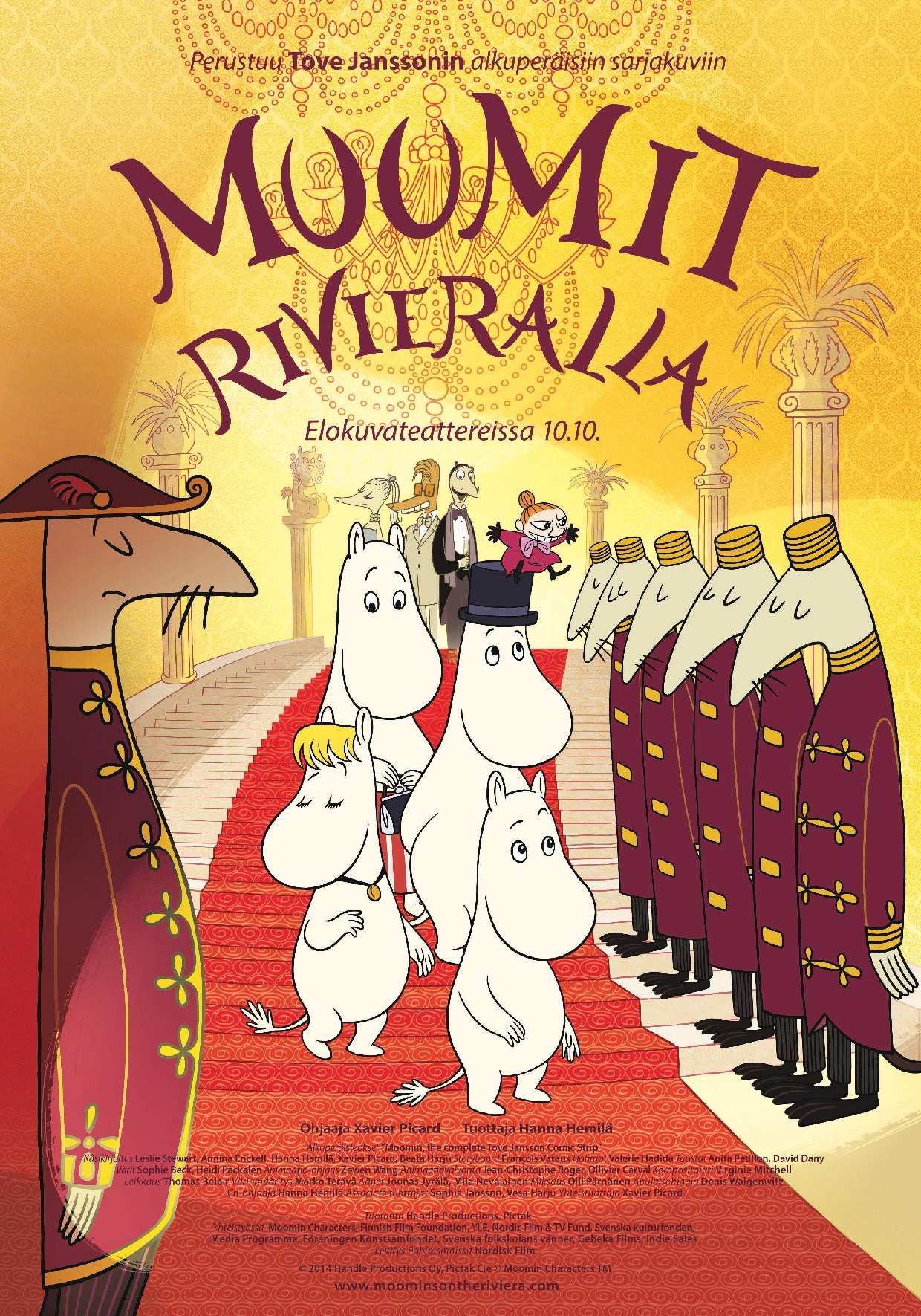 Poster de Les Moomins Sur La Riviera