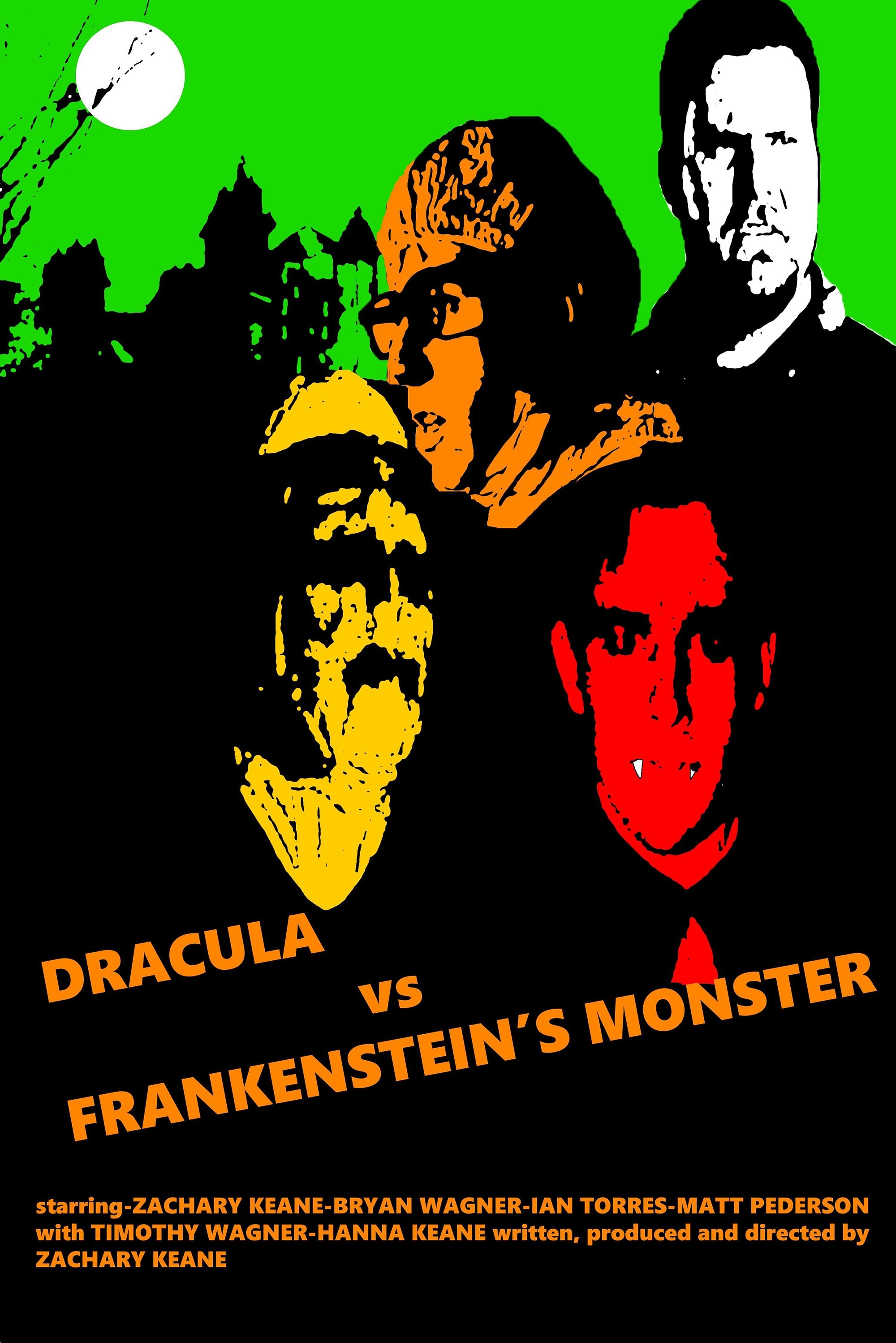 Poster de Dracula vs. Frankenstein's Monster