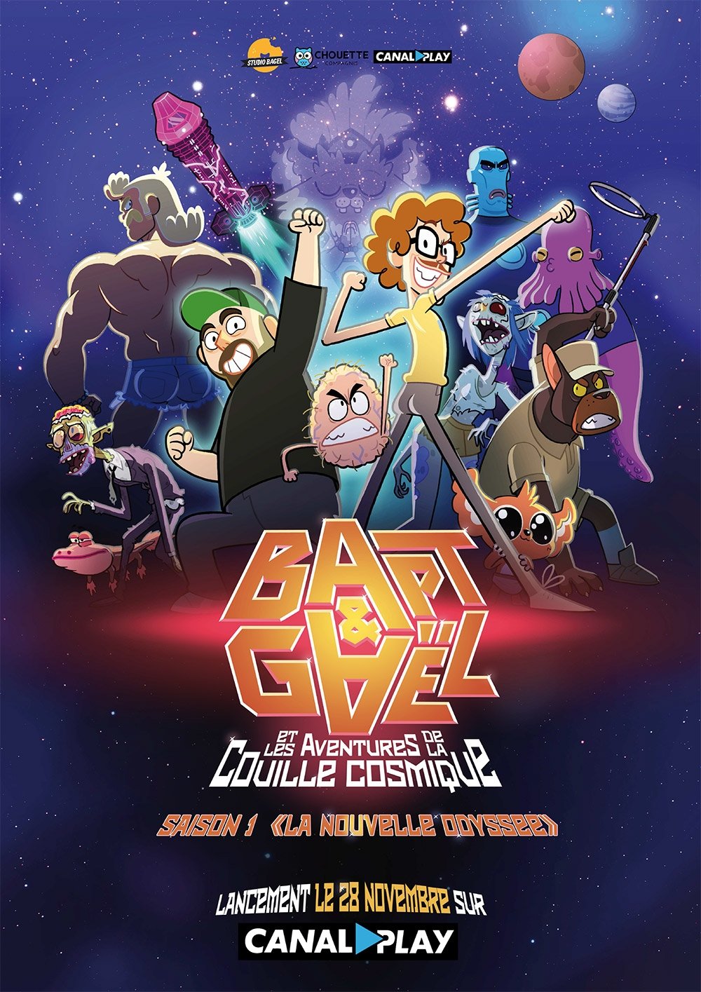 Poster de Bapt&Gaël et Les Aventures de la Couille Cosmique