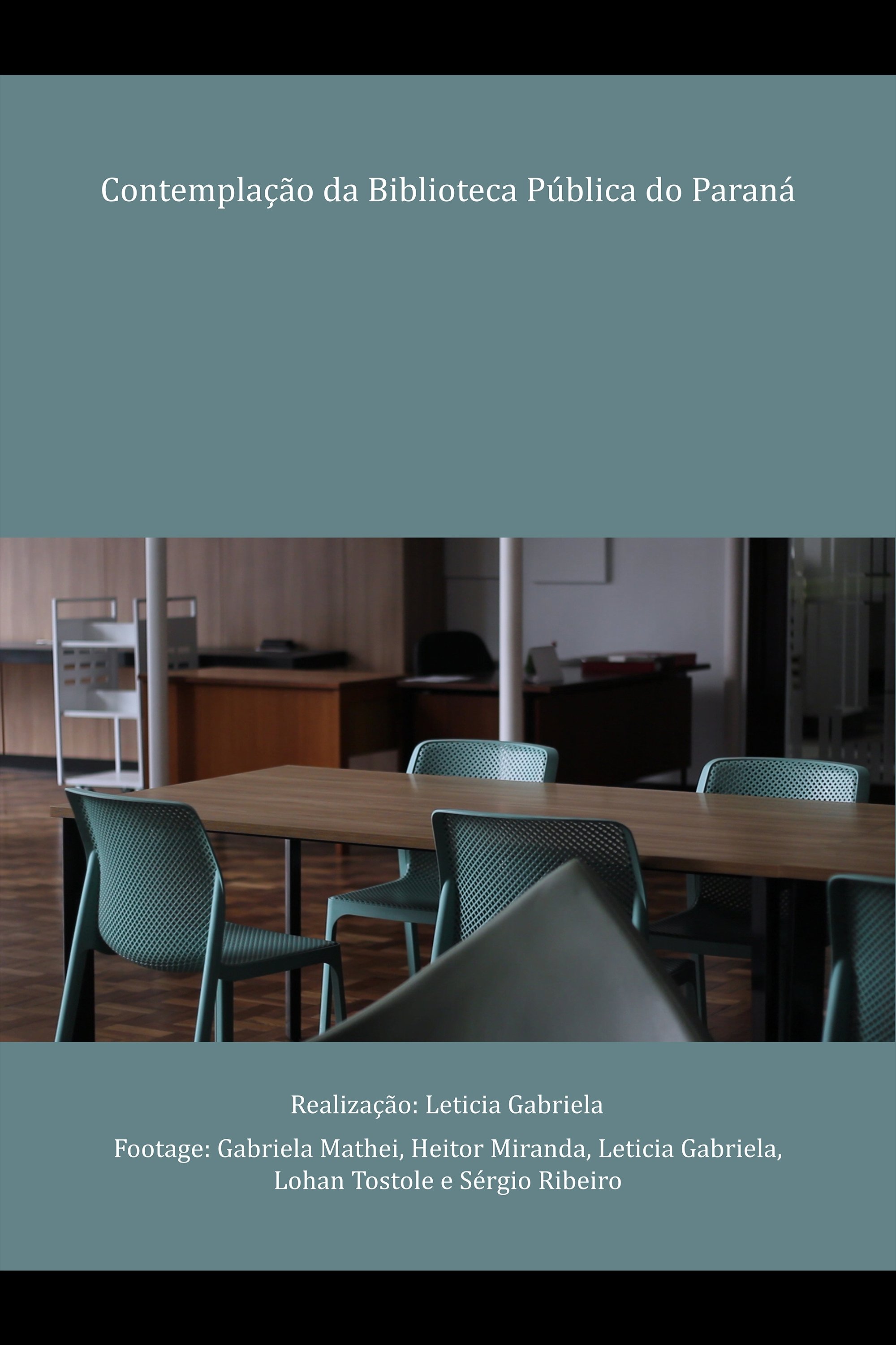 Poster de Contemplação da Biblioteca Pública do Paraná