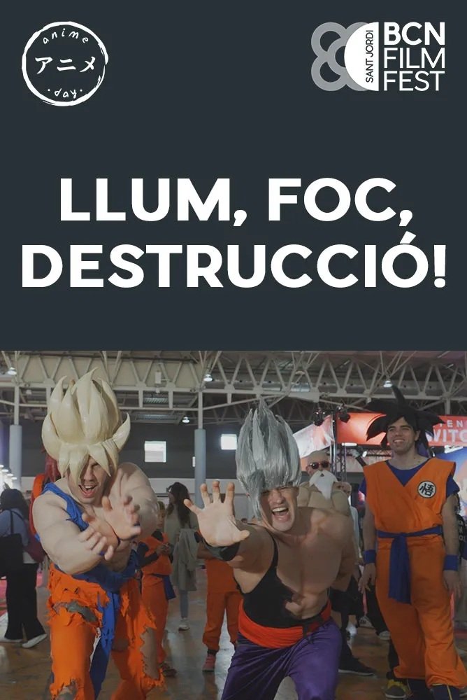 Poster de Llum, foc, destrucció!