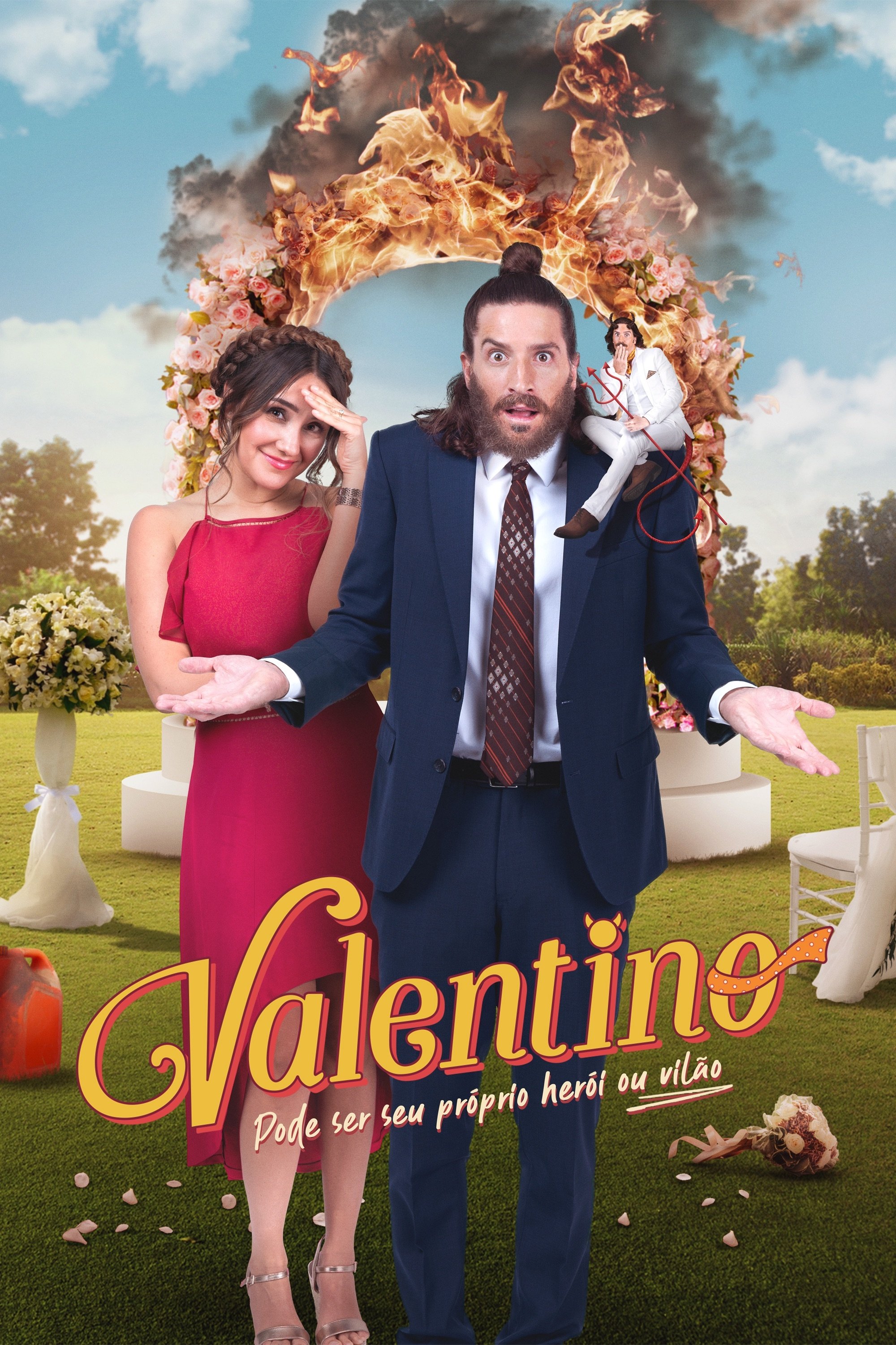 Poster de Valentino, Pode Ser Seu Próprio Herói Ou Vilão