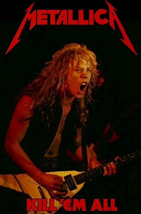 Poster de Metallica - Kill 'Em All in Chicago 1983