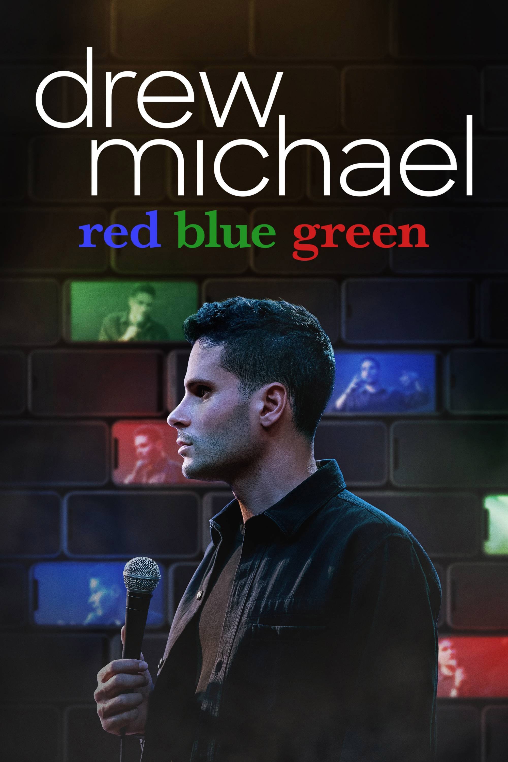 Poster de Drew Michael: Vermelho Azul Verde