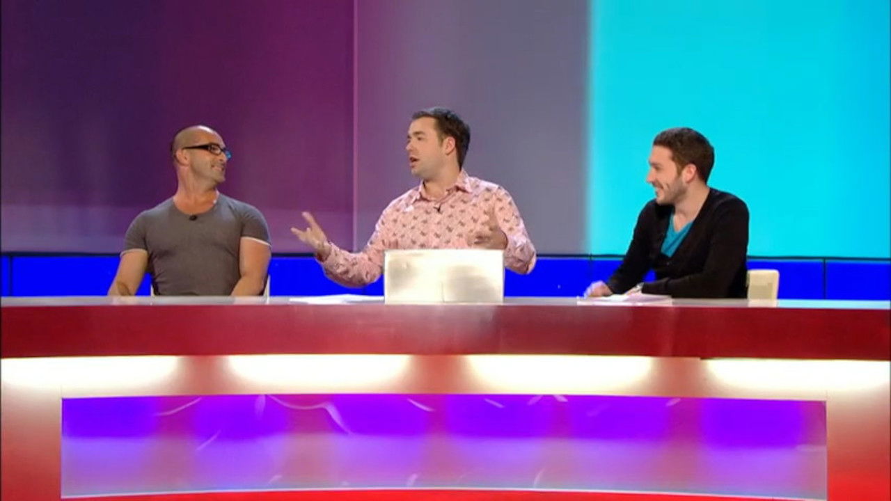 Louie Spence,  Johnny Vaughan, Sarah Millican and Jon Richardson.