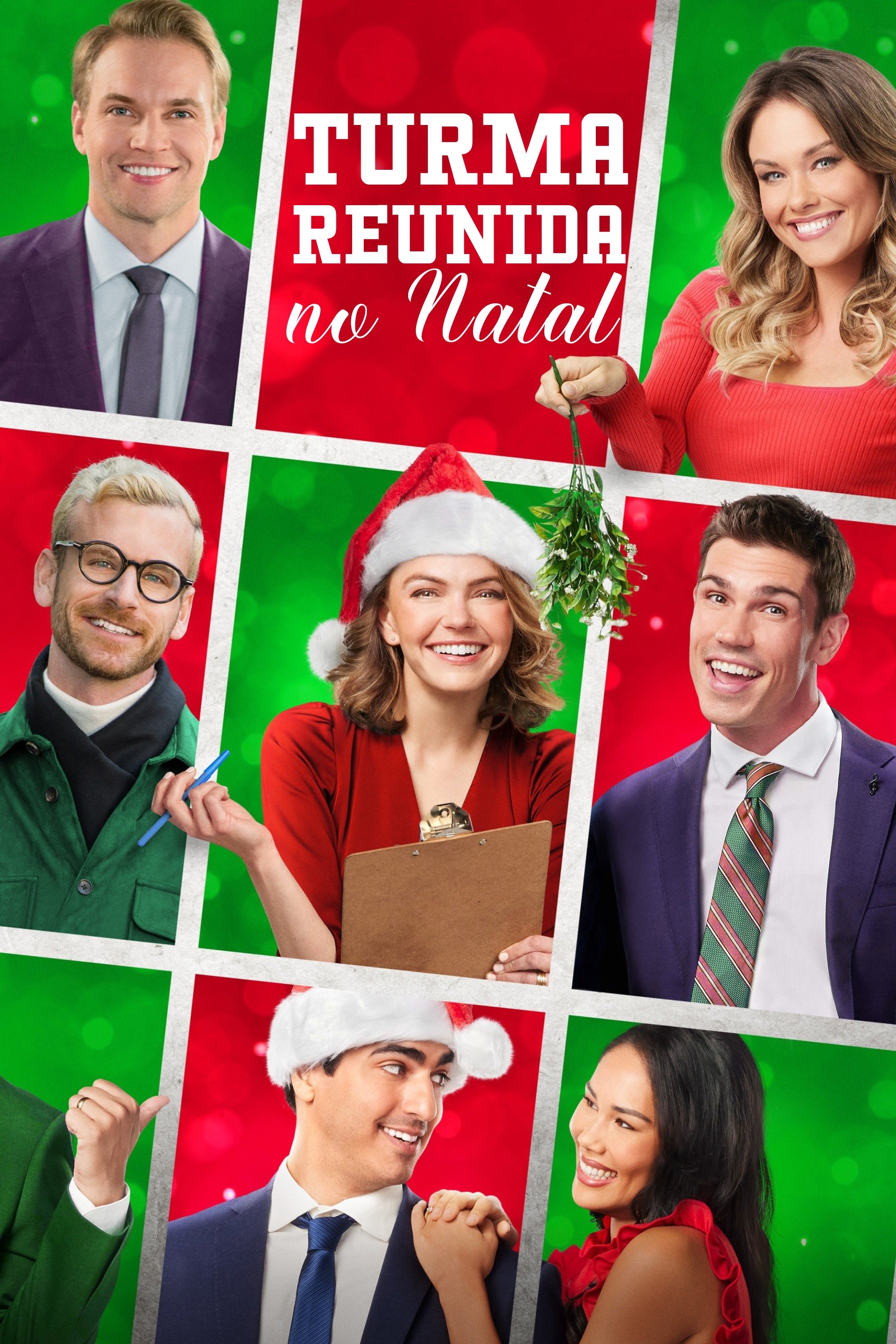 Poster de Turma Reunida no Natal