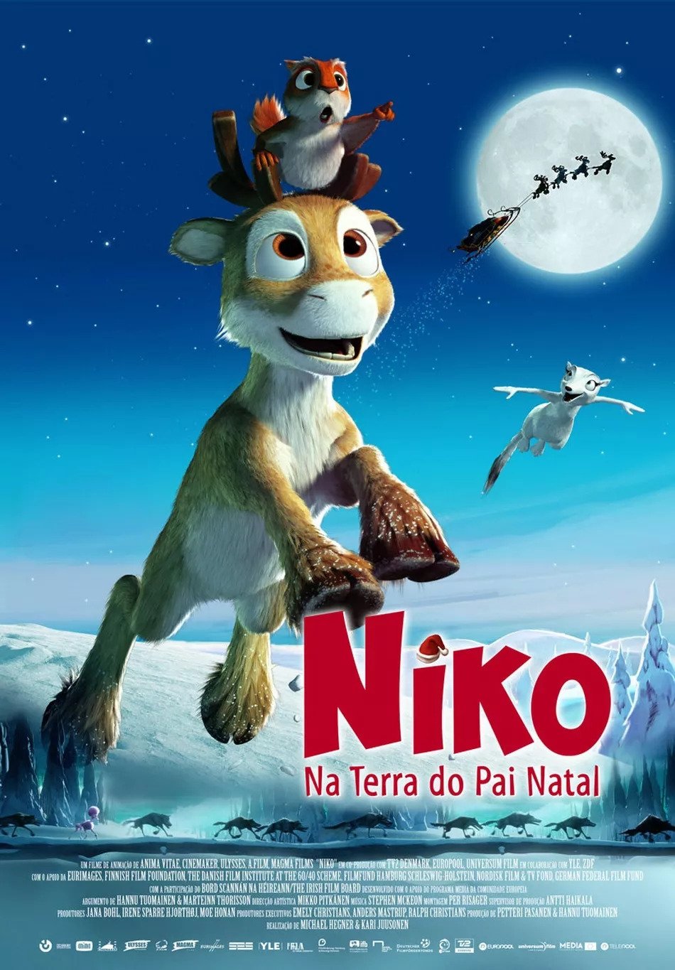 Poster de Um Voo Encantado em Noite de Natal