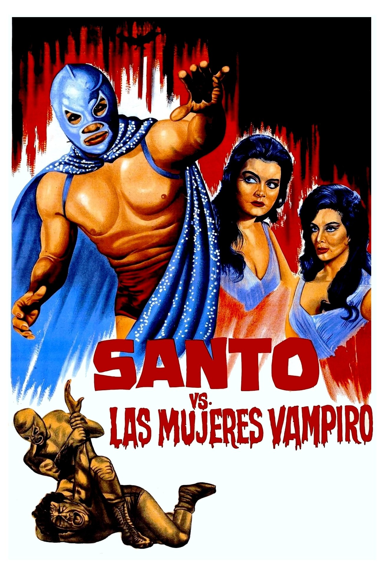 Poster de Santo vs. las mujeres vampiro