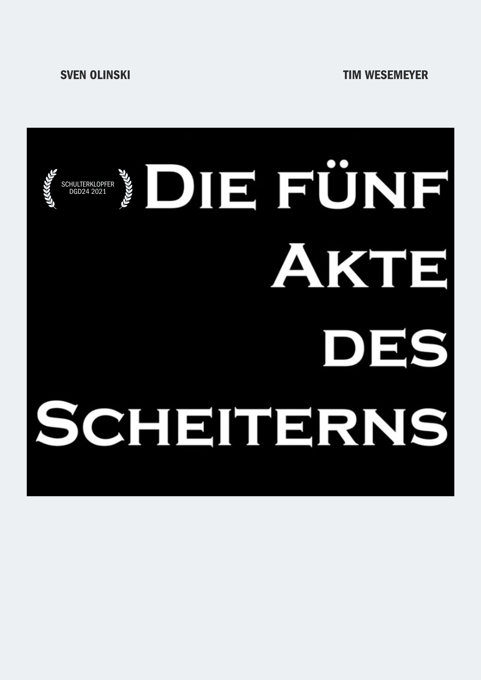 Poster de Die fünf Akte des Scheiterns