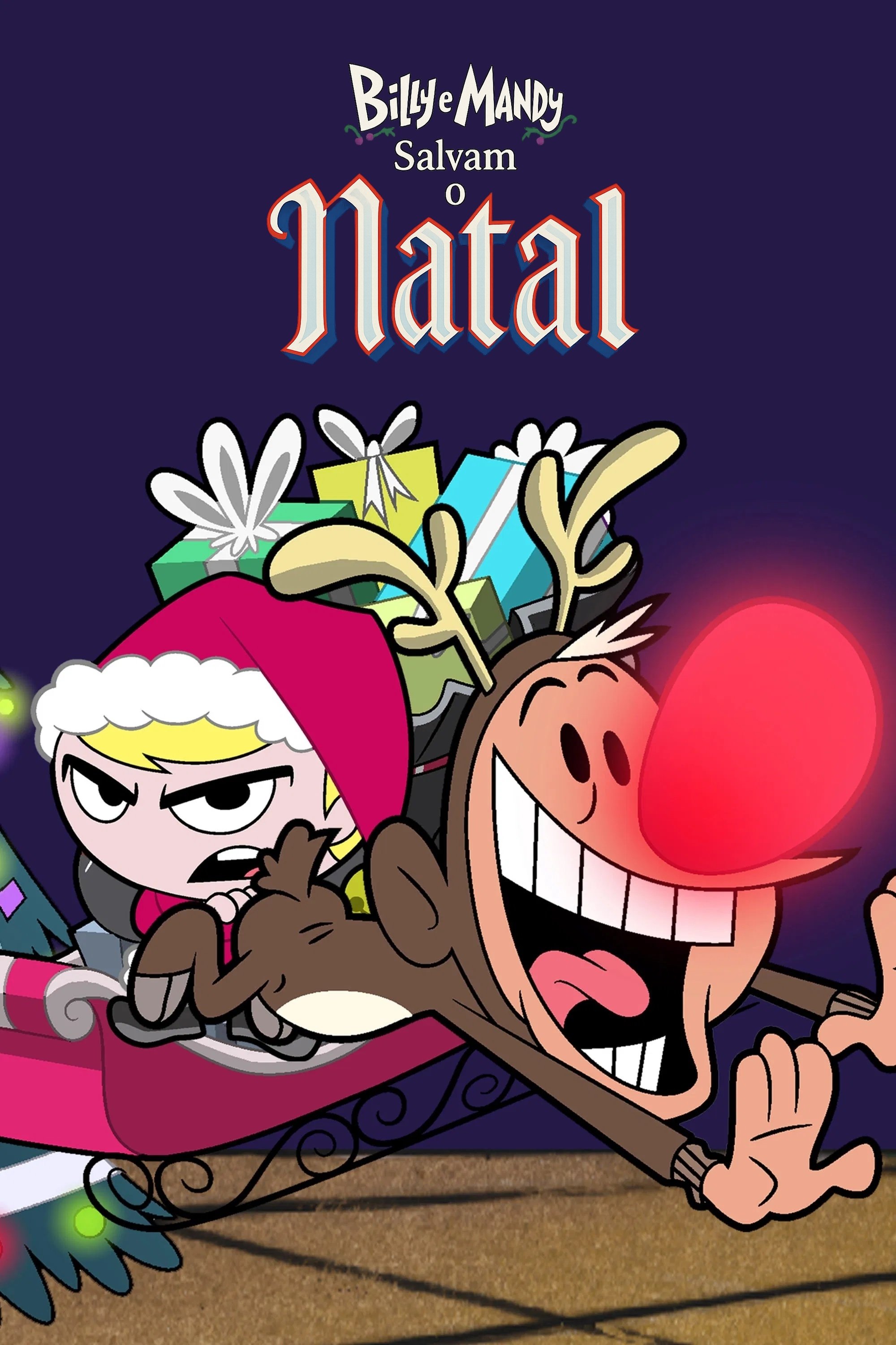 Poster de Billy e Mandy Salvam o Natal