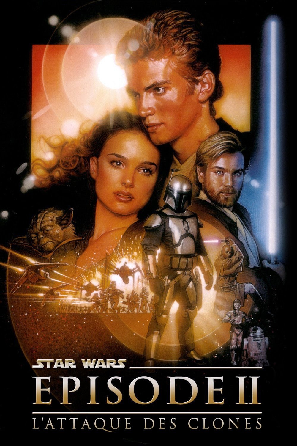 Affiche du film Star Wars, épisode II - L'Attaque des clones