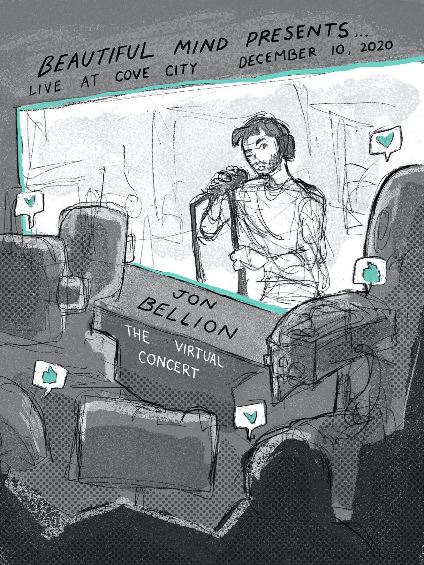 Poster de Beautiful Mind Presents… Jon Bellion: The Virtual Concert