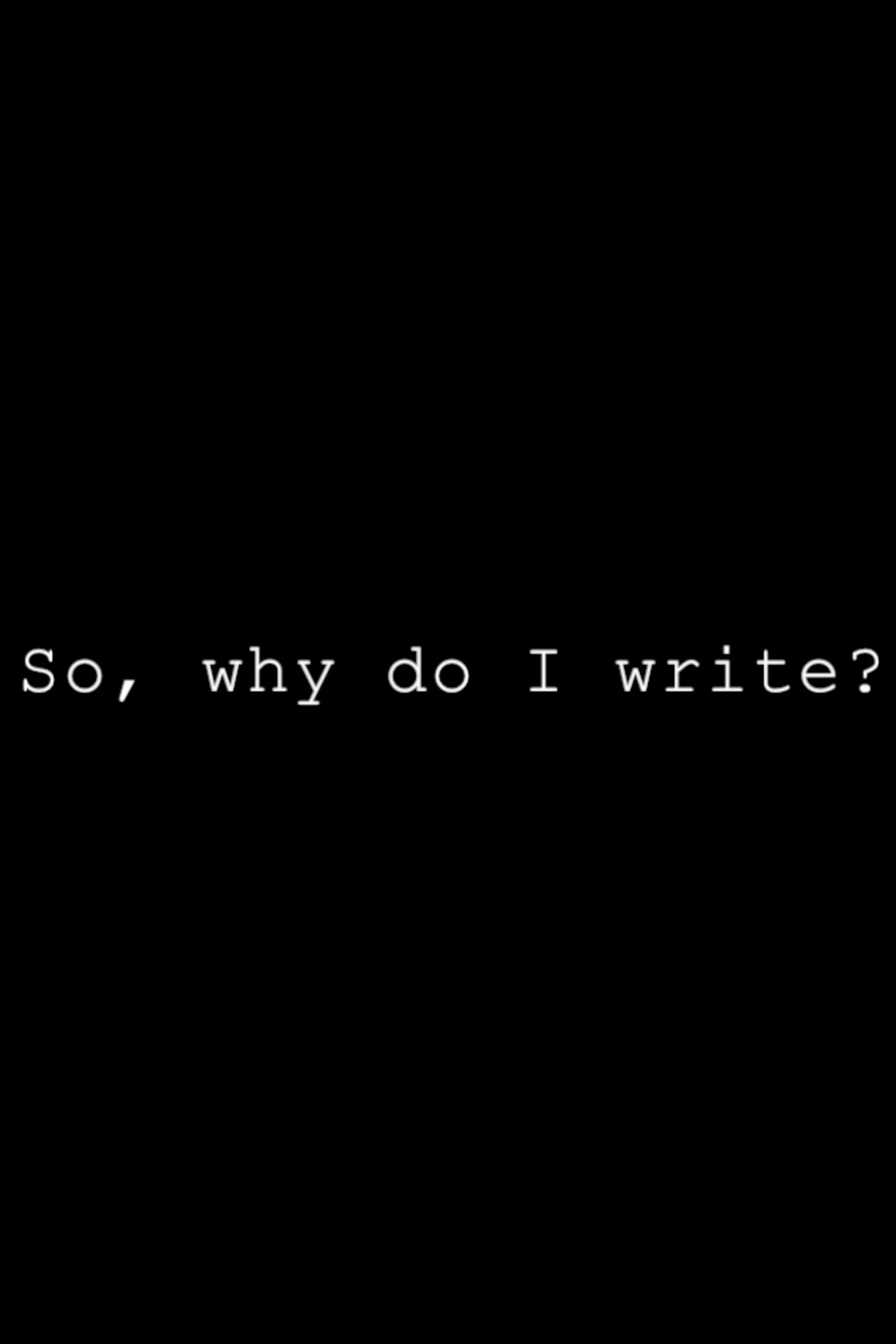 Poster de While I Write: Act III of The Desire Project