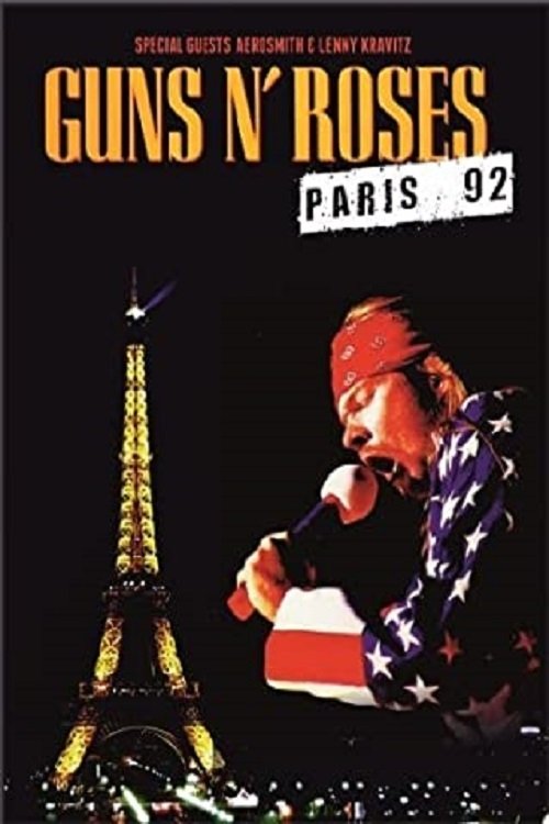 Affiche du film Guns N' Roses Paris 92