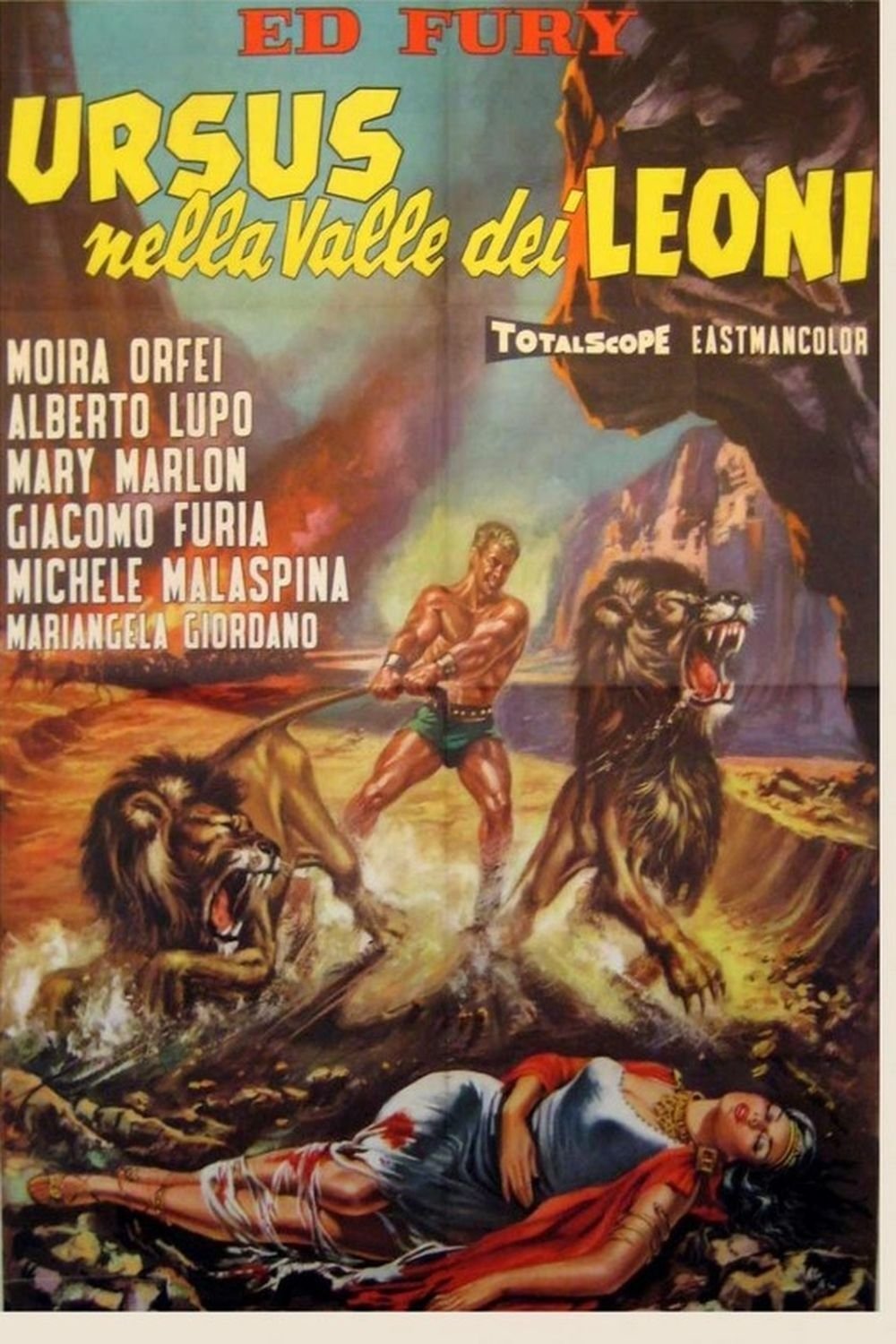 Poster de Ursus nella valle dei leoni