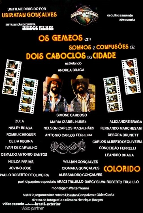 Poster de Sonhos e Confusões de Dois Caboclos na Cidade