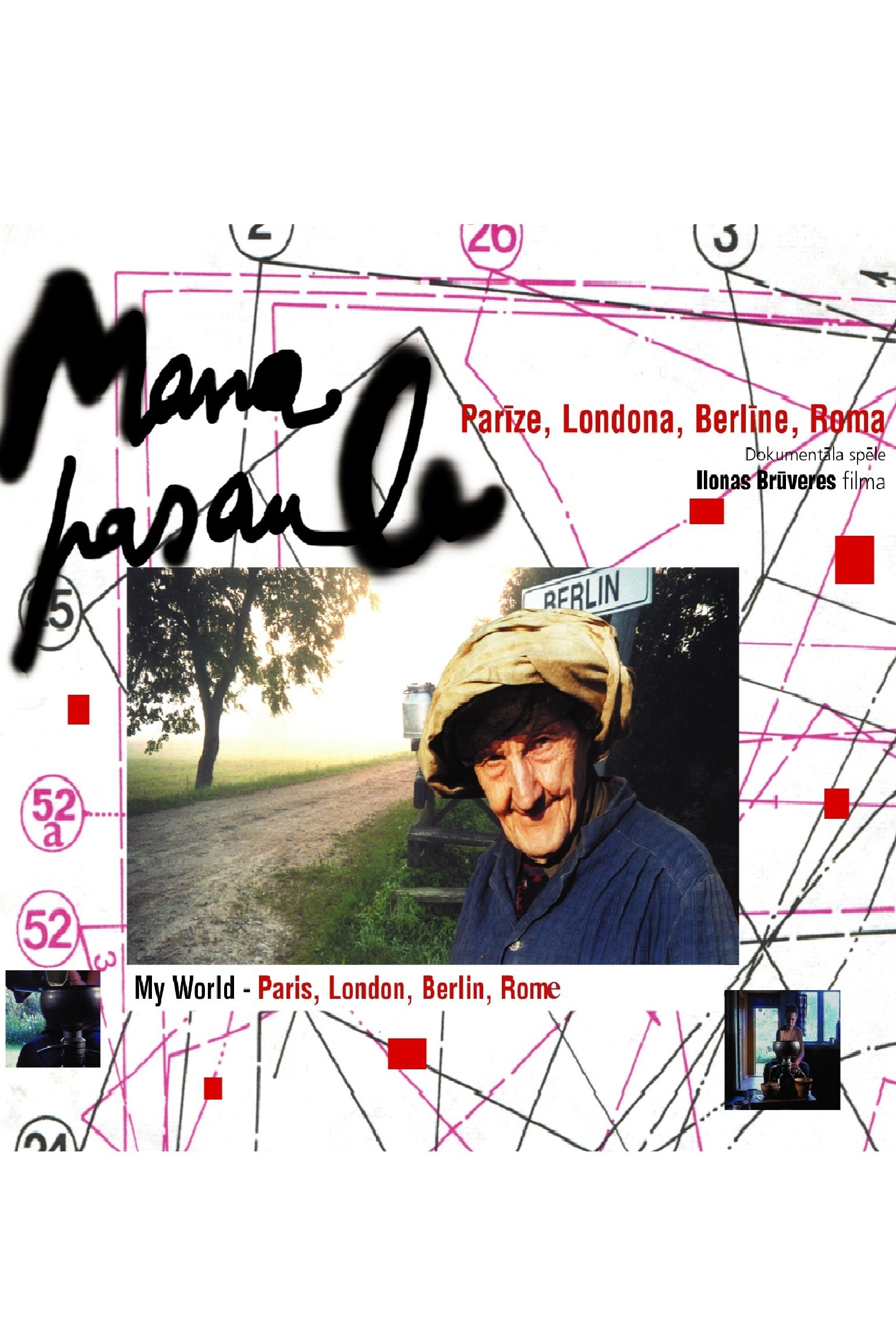 Poster de Mana pasaule - Parīze, Londona, Berlīne, Roma