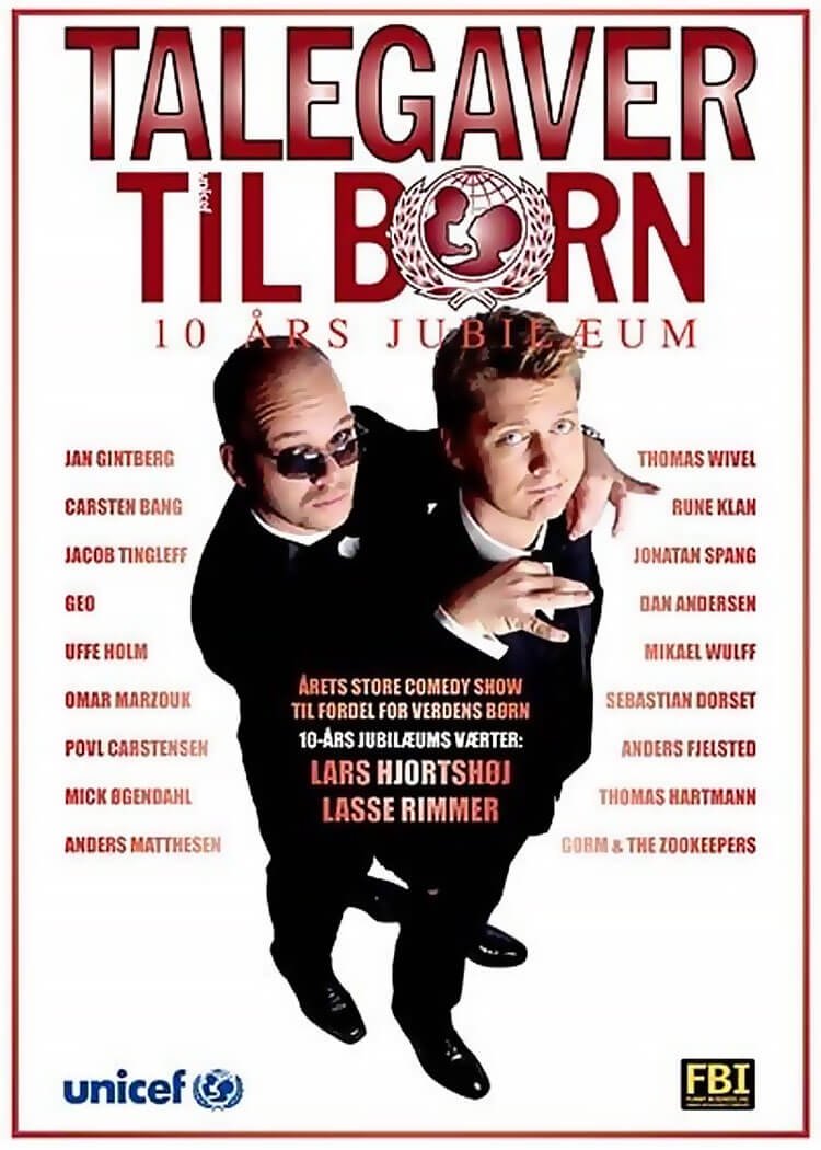 Poster de Talegaver Til Børn: 10 Års Jubilæum
