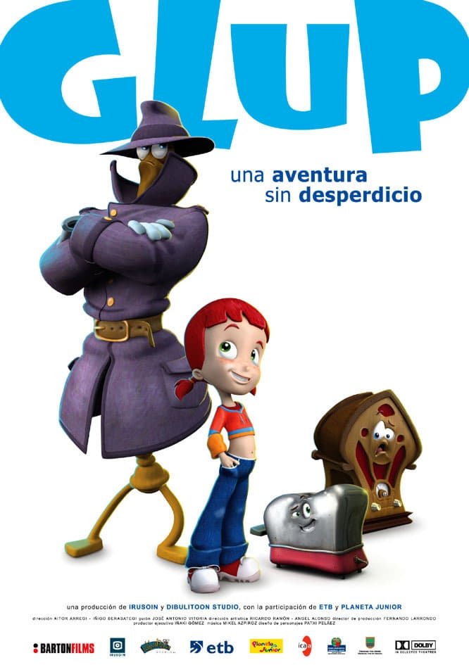 Poster de Glup, una aventura sin desperdicio