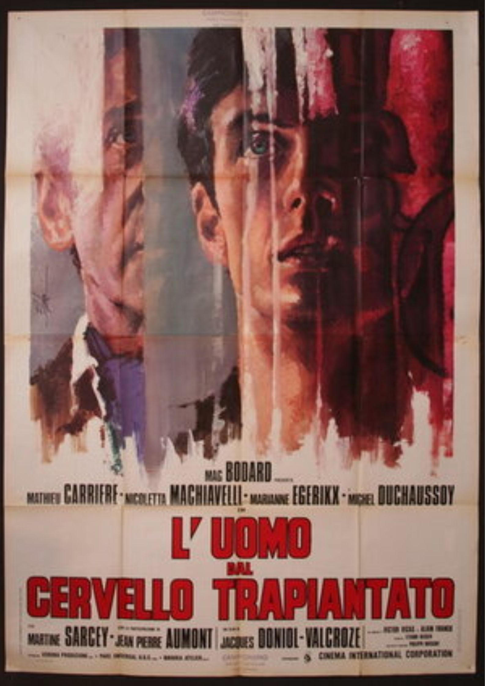 Affiche du film L'homme au cerveau greffé