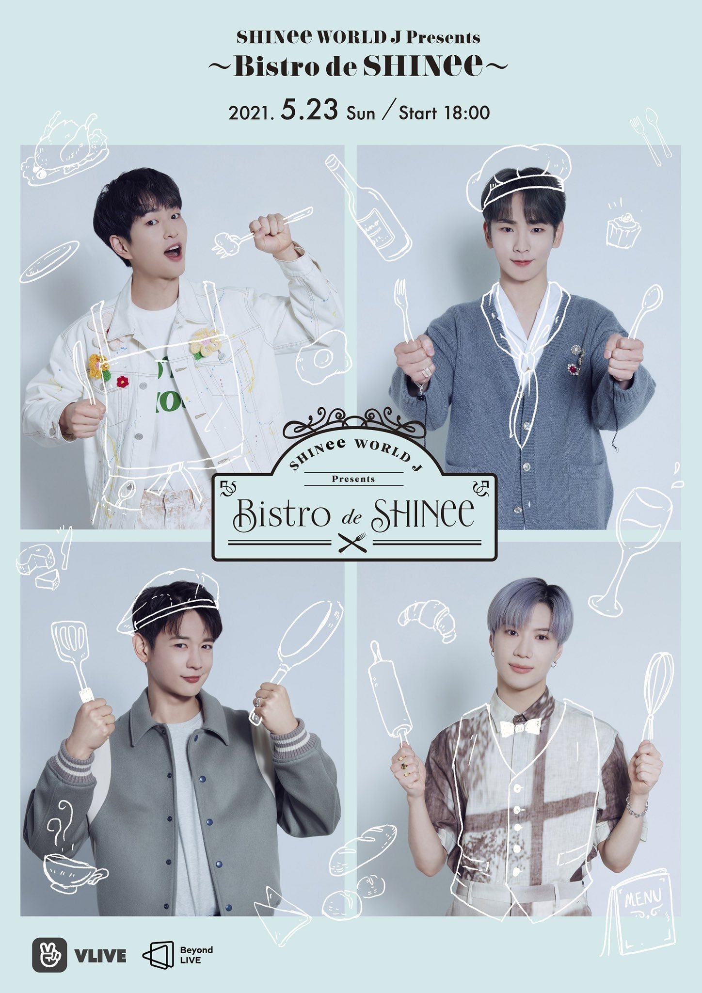 Poster de SHINee WORLD J Presents ~Bistro de SHINee~